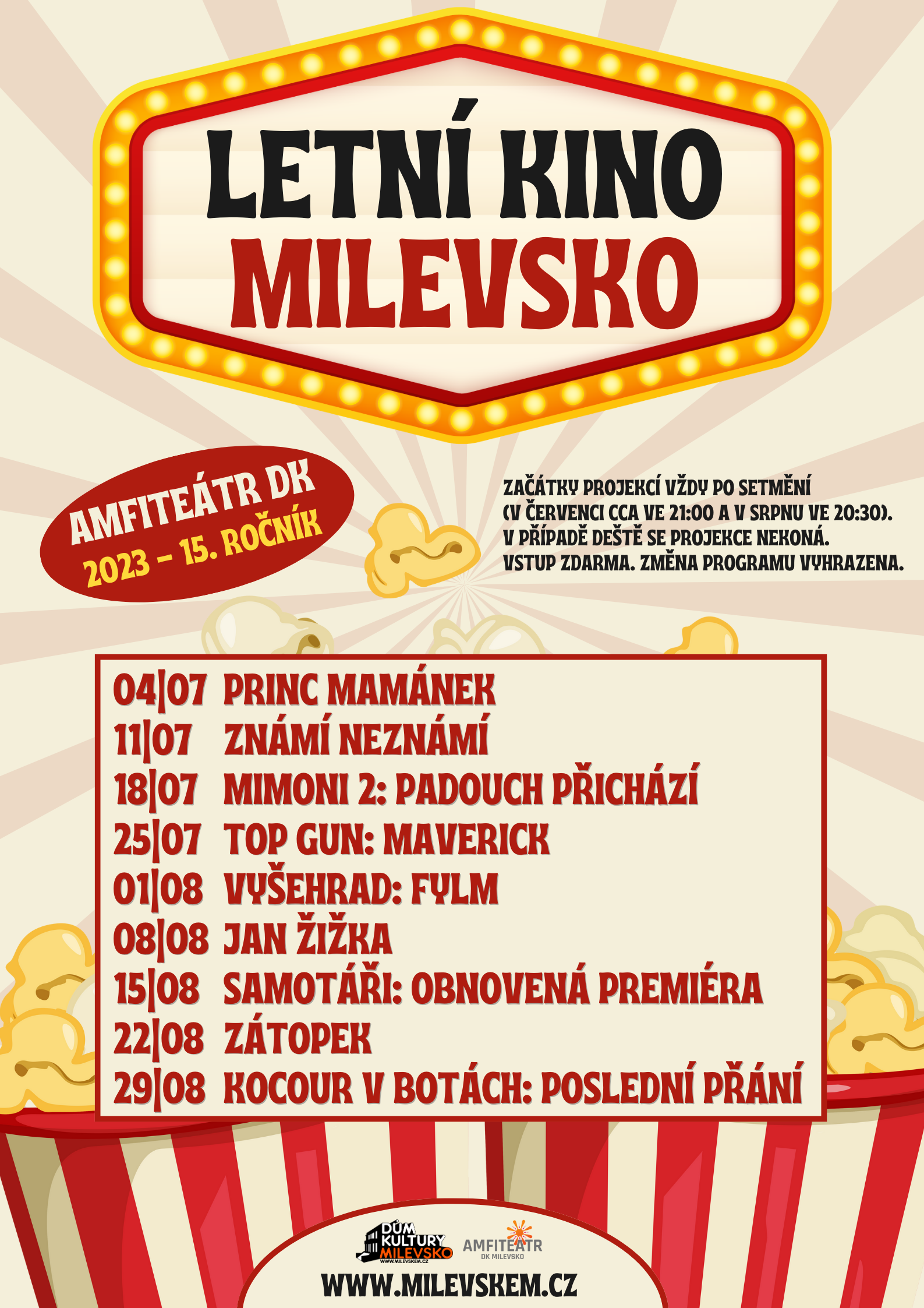 Plakát Letní kino - Jan Žižka