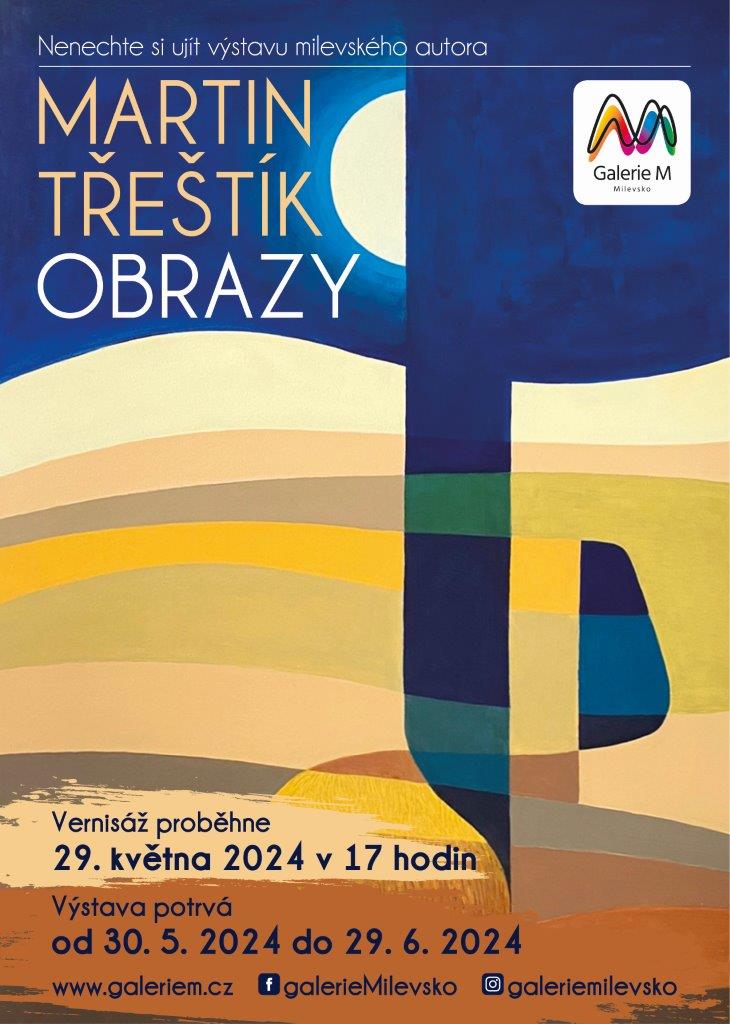 Plakát Výstava obrazů Martina Třeštíka