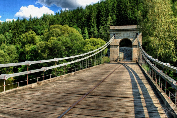 Foto turistického cíle Stádlecký řetězový most