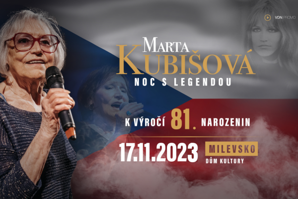 Noc s legendou s Martou Kubišovou