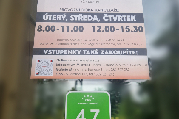 Foto k aktualitě Dům kultury byl oceněn hodnocením 