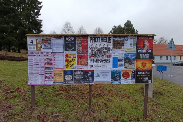 Foto výlepové plochy v Milevsku 4 ČSAD