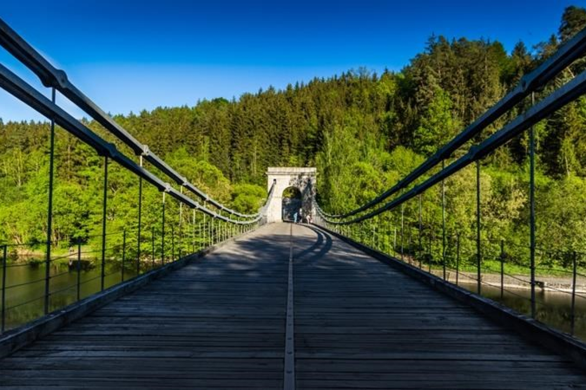 Foto Stádlecký řetězový most