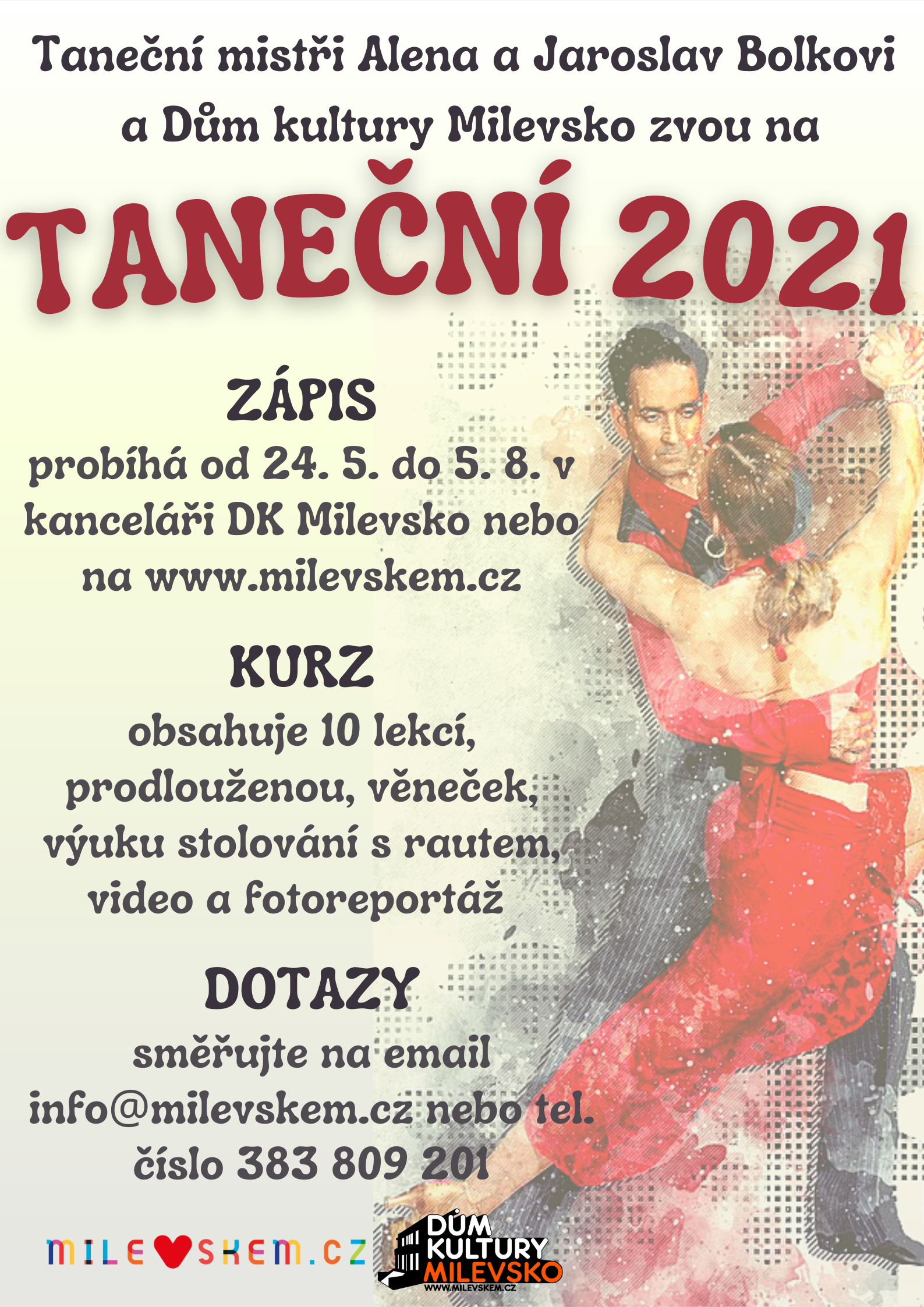 Plakát Taneční 2021