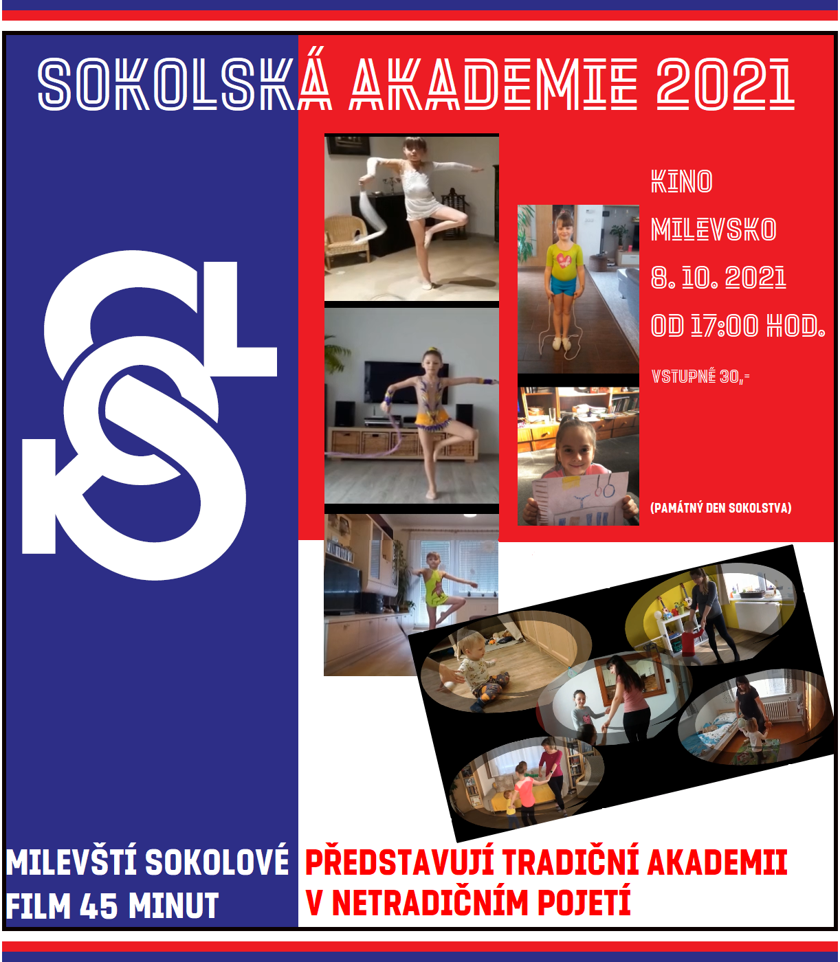 Plakát Sokolská akademie 2021