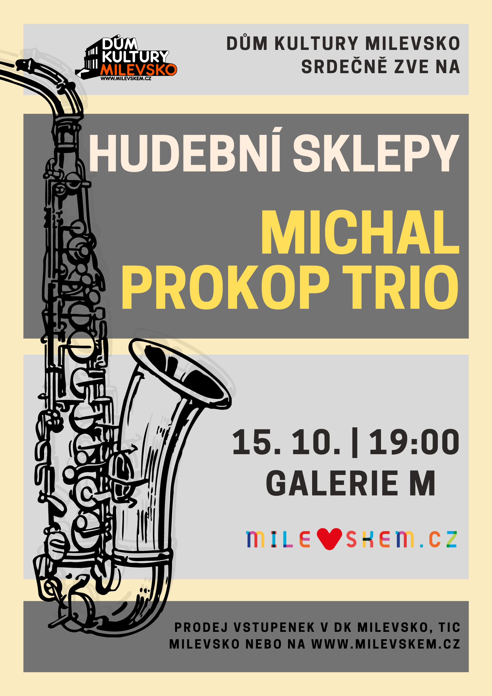Plakát Hudební sklepy - Michal Prokop Trio