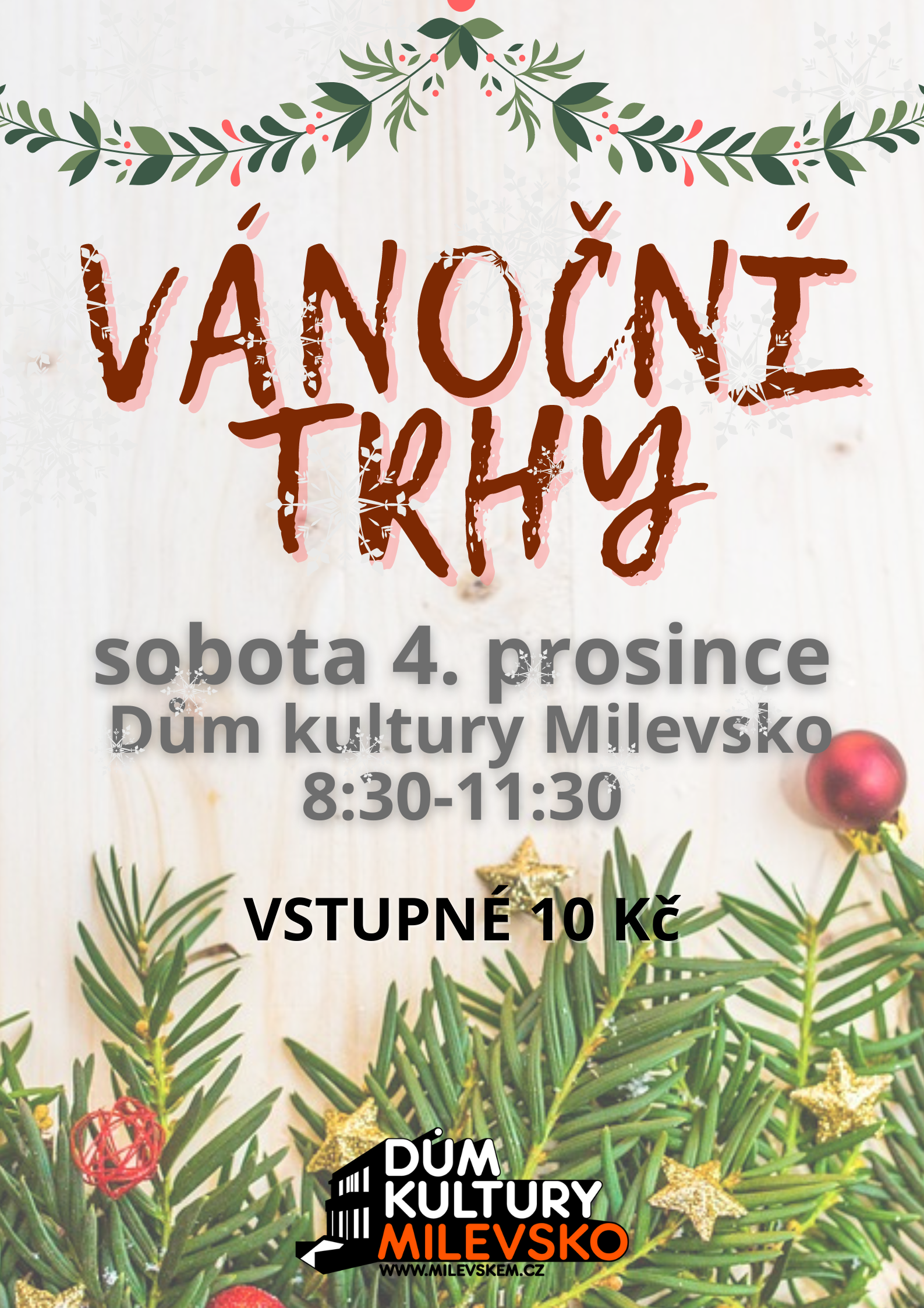 Plakát ZRUŠENO - Vánoční trhy