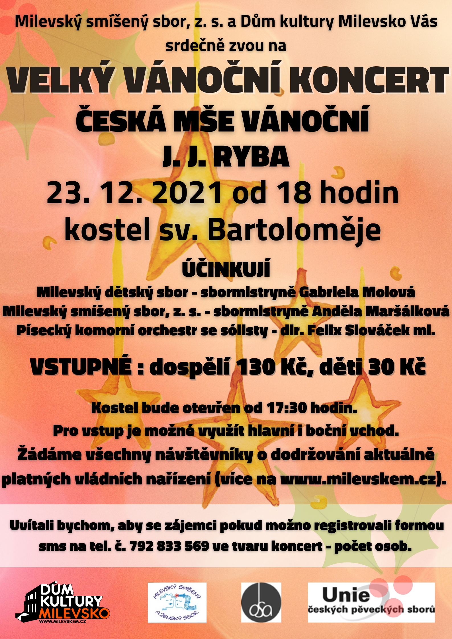 Plakát Velký vánoční koncert 