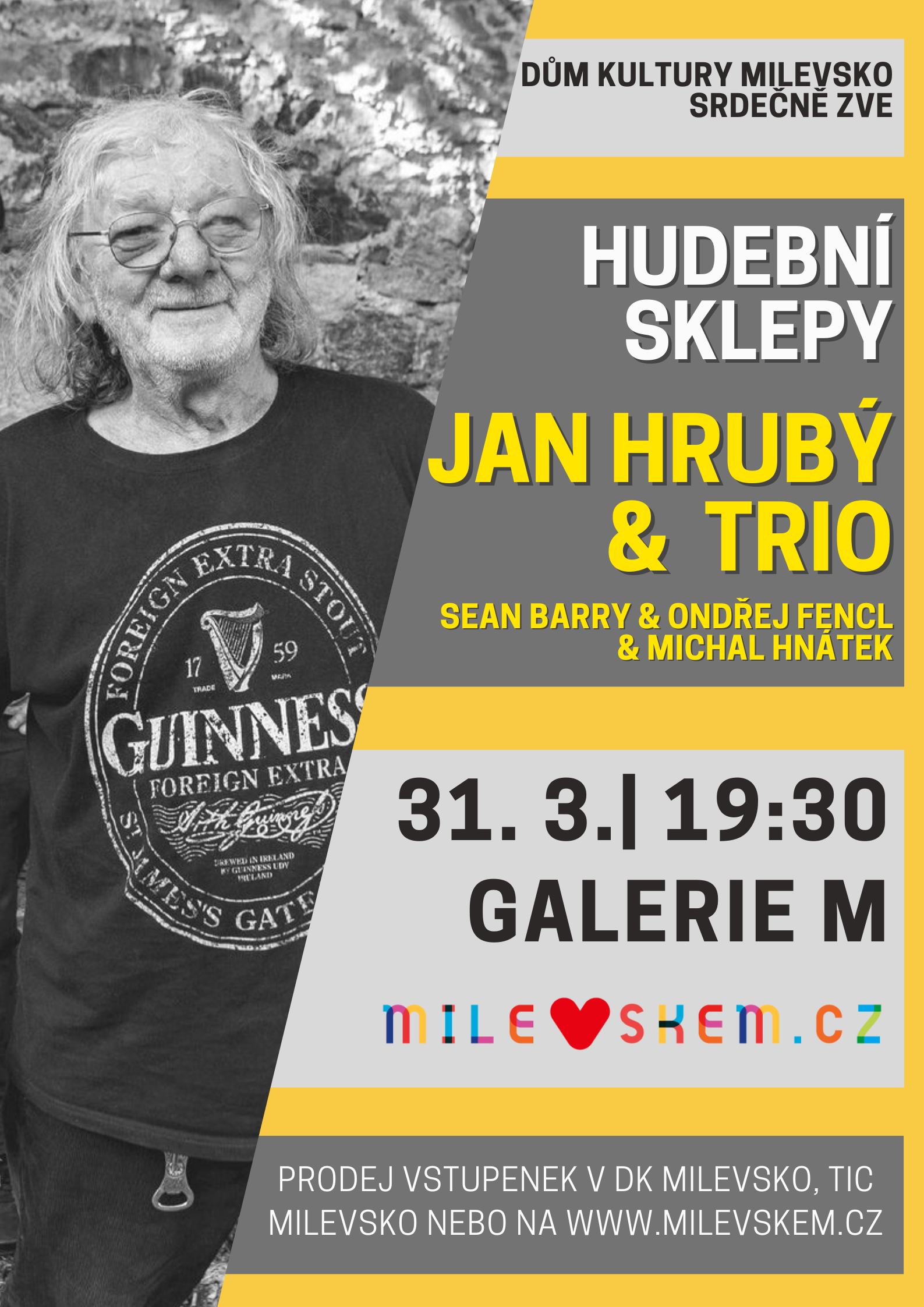 Plakát Hudební sklepy - Jan Hrubý & Trio