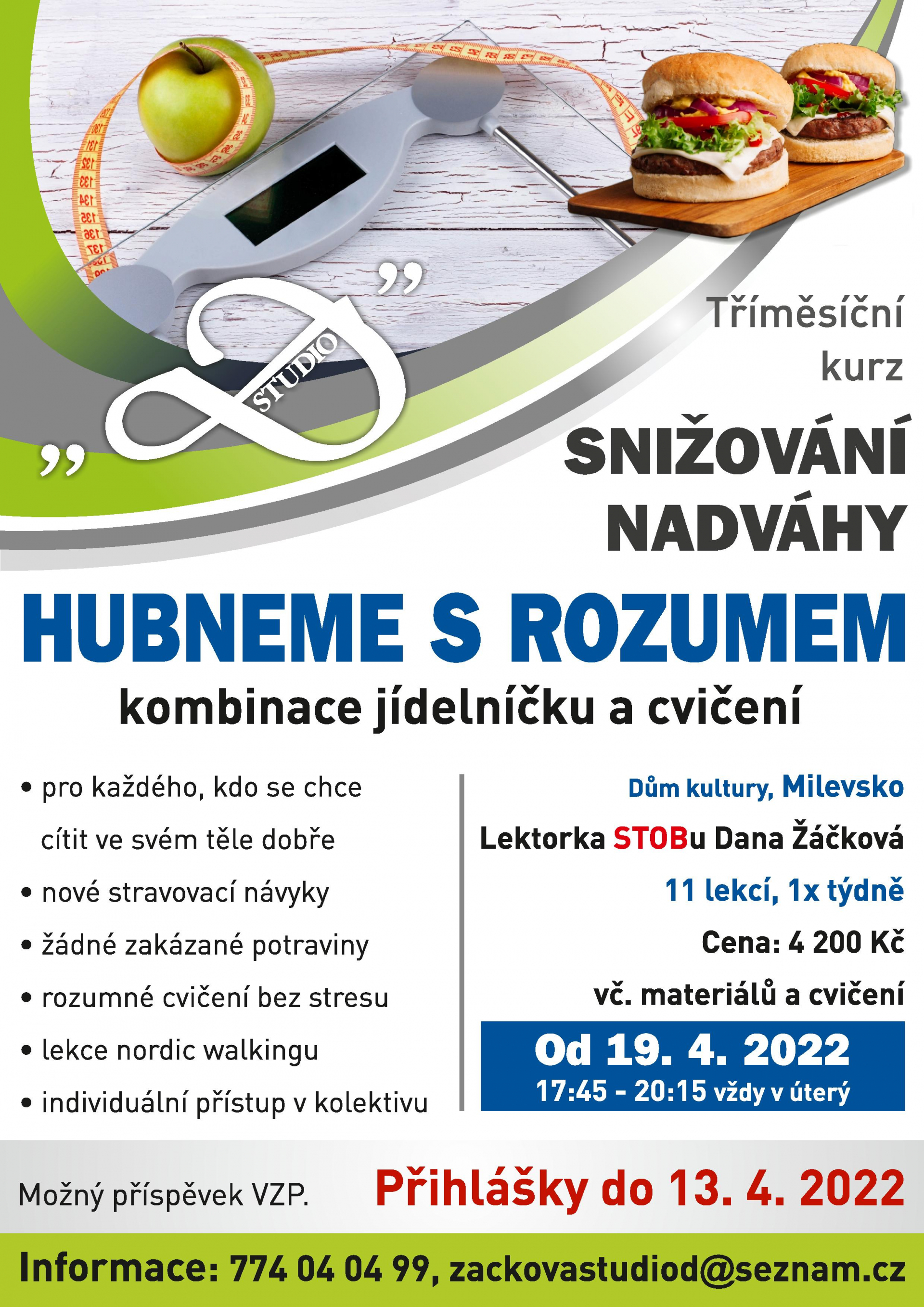 Plakát Hubneme s rozumem