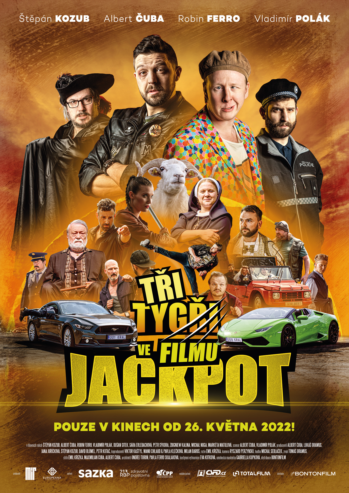 Plakát TŘI TYGŘI VE FILMU: JACKPOT