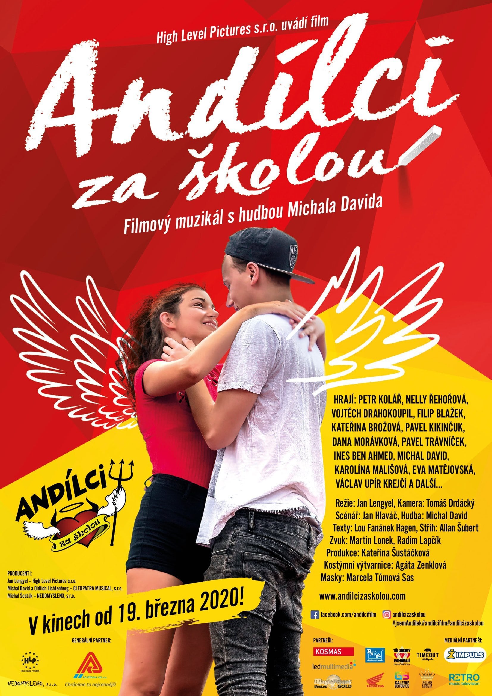 Plakát ANDÍLCI ZA ŠKOLOU