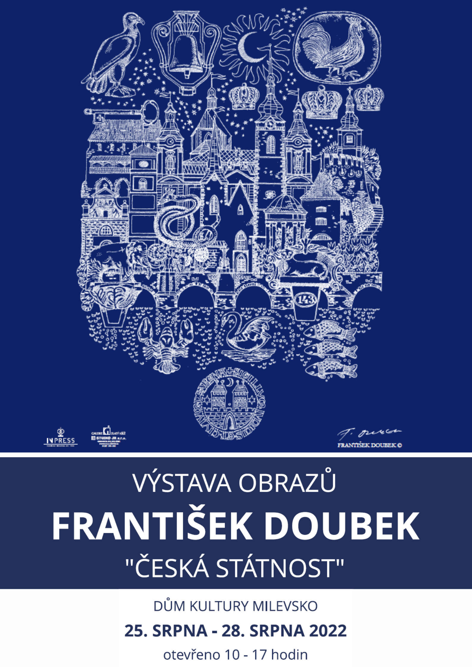 Plakát Vernisáž výstavy Františka Doubka - Česká státnost