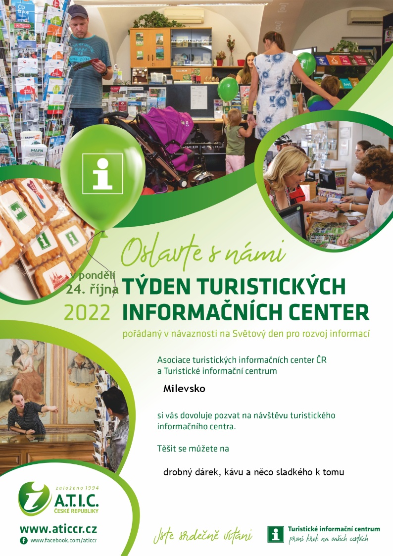 Plakát Oslavte s námi týden turistických informačních center