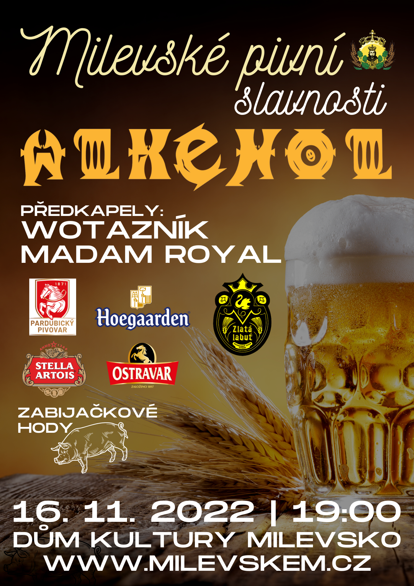 Plakát Milevské pivní slavnosti