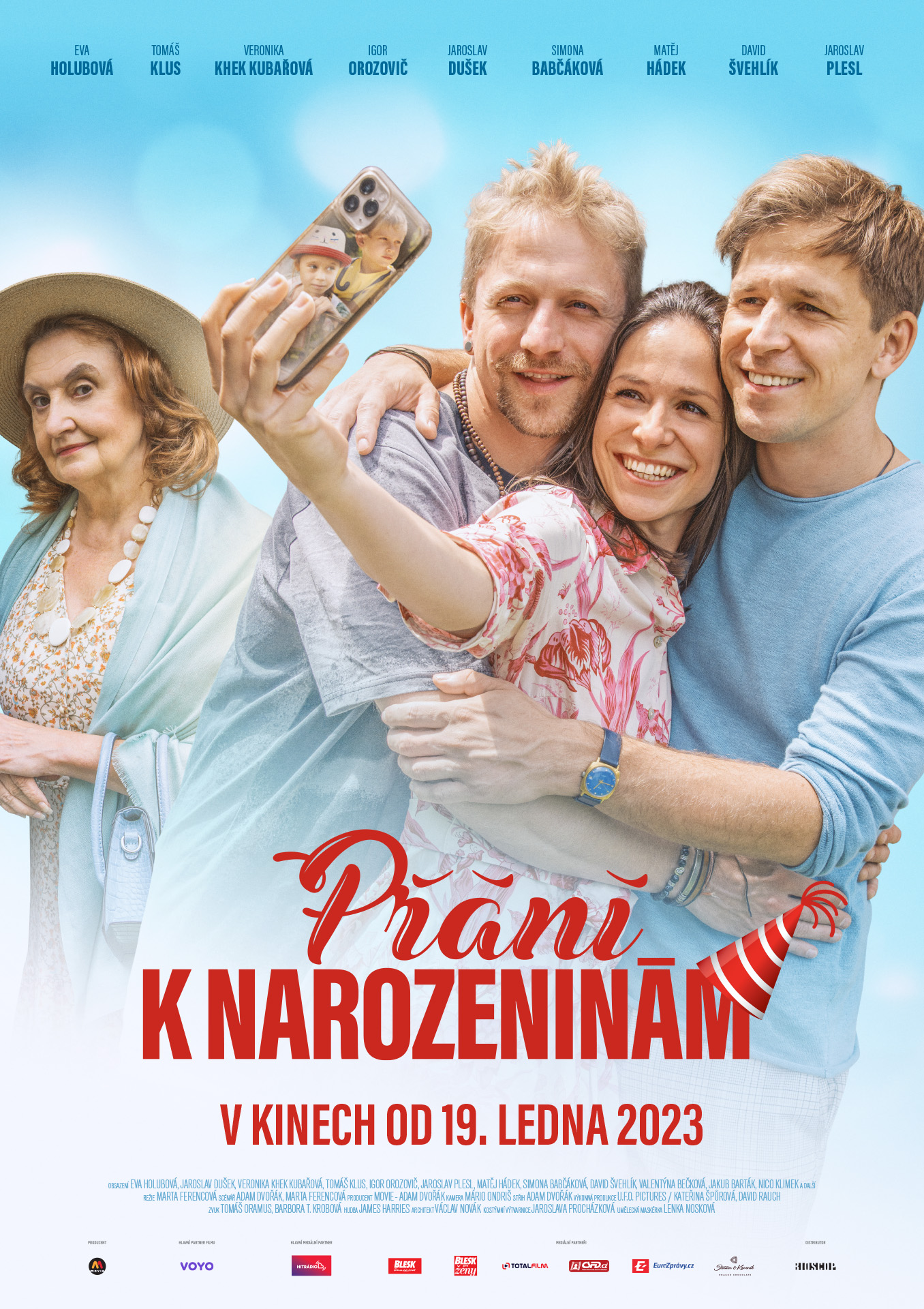 Plakát PŘÁNÍ K NAROZENINÁM