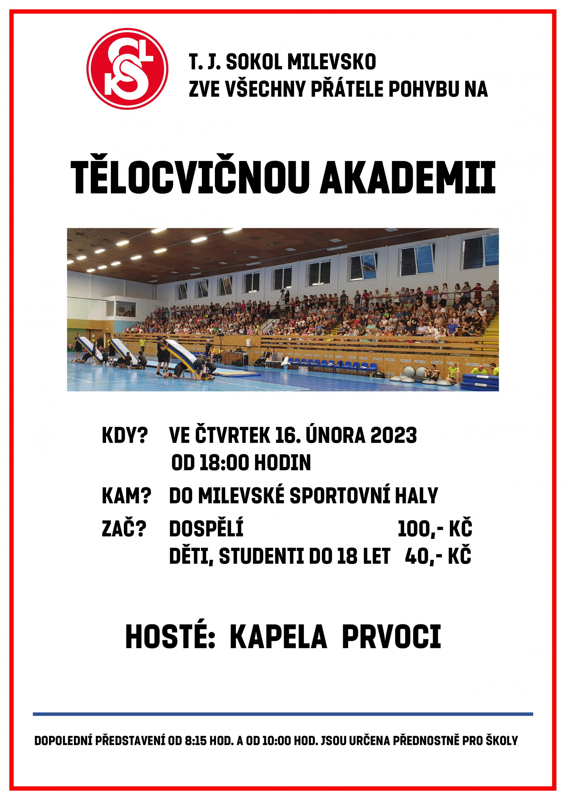 Plakát Tělocvičná akademie