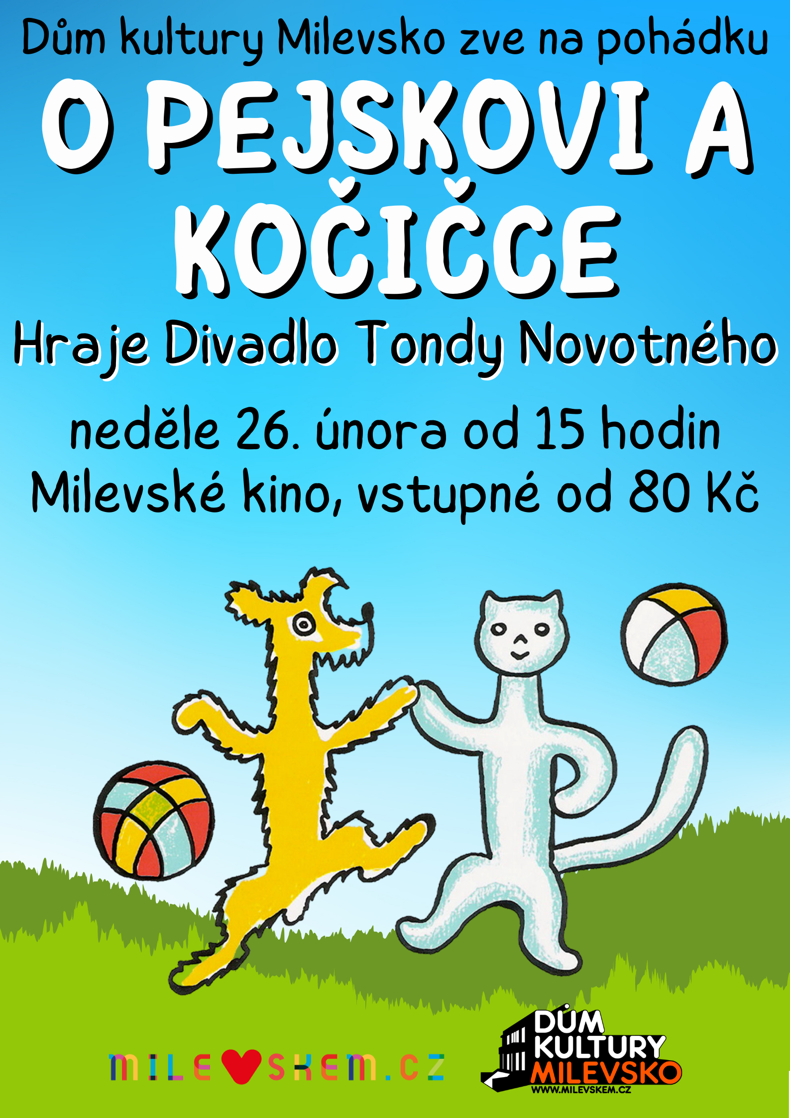 Plakát Pohádka - O pejskovi a kočičce