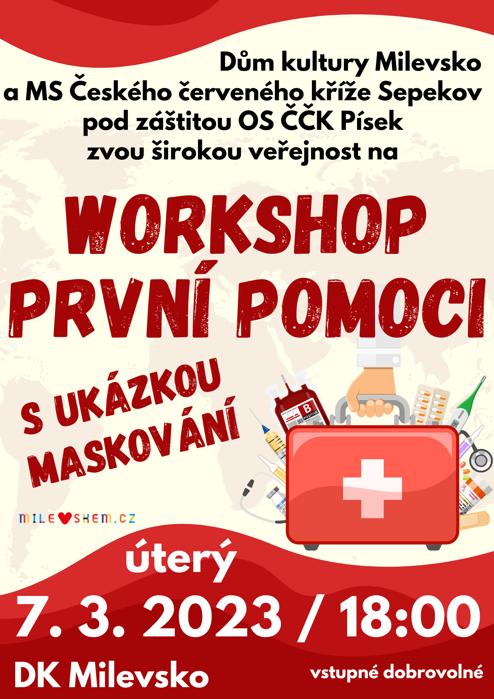 Plakát Workshop první pomoci