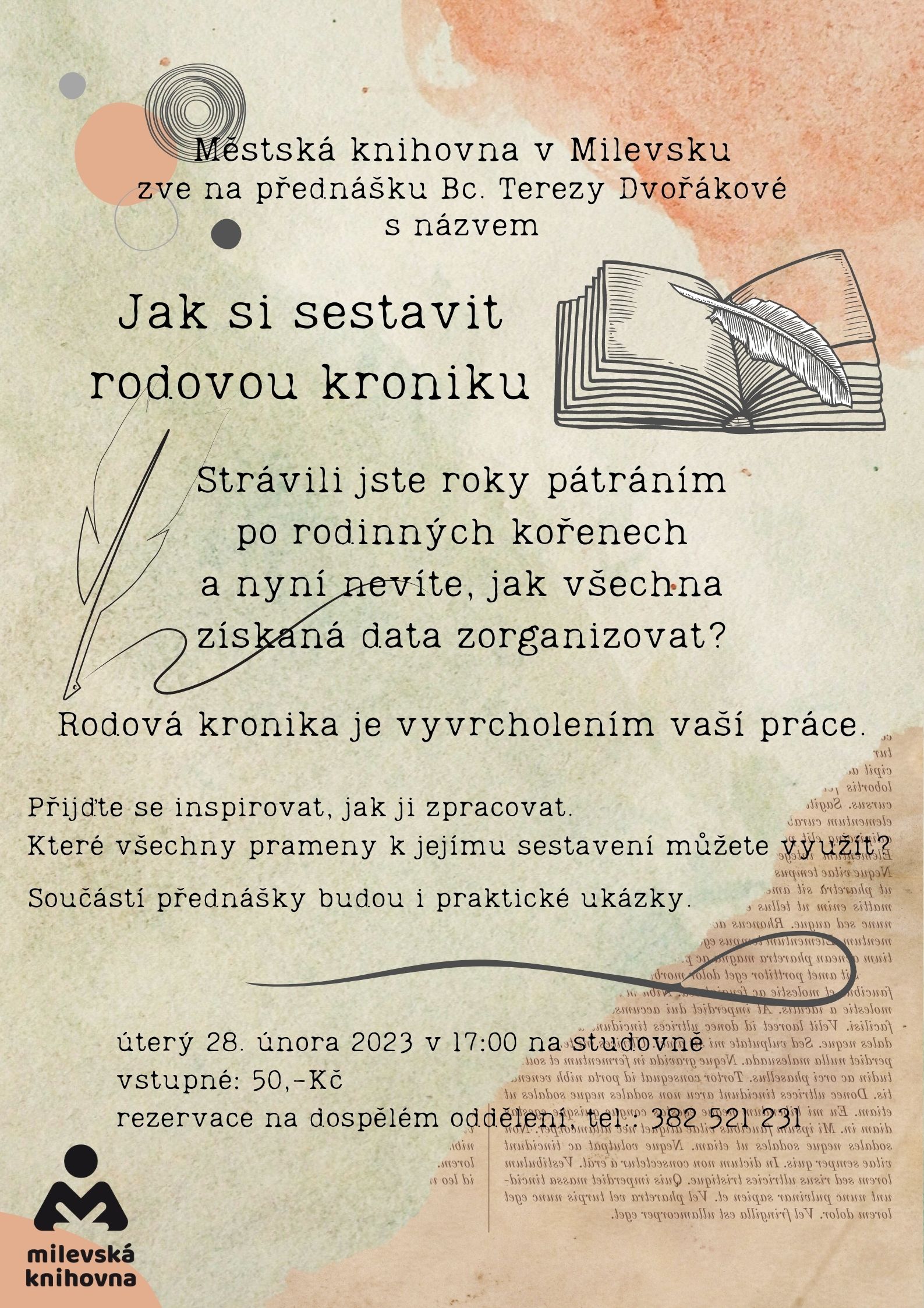 Plakát Jak si sestavit rodovou kroniku