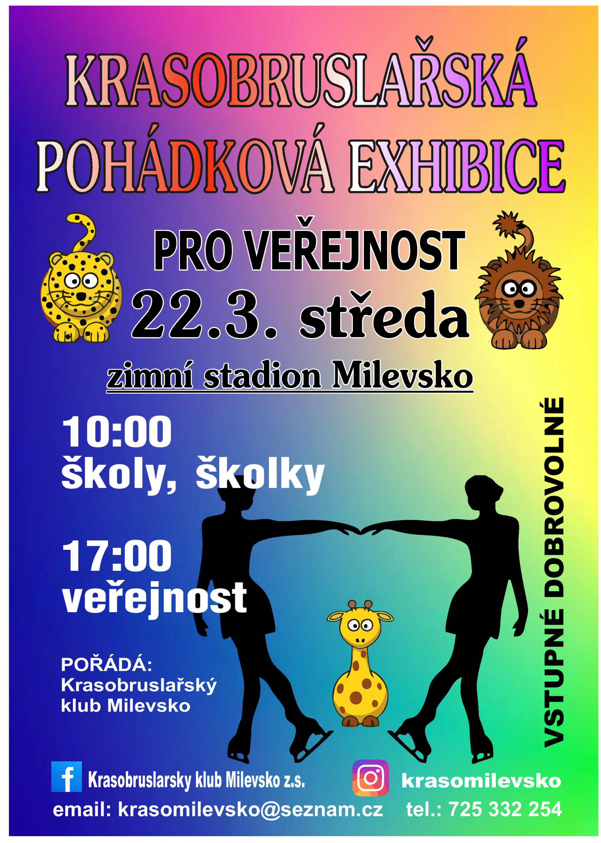 Plakát Krasobruslařská pohádková exhibice