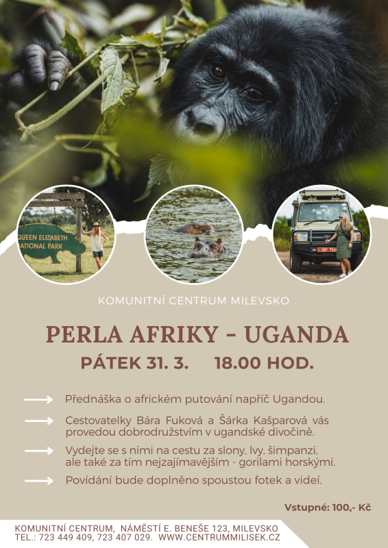 Plakát Perla Afriky - Uganda