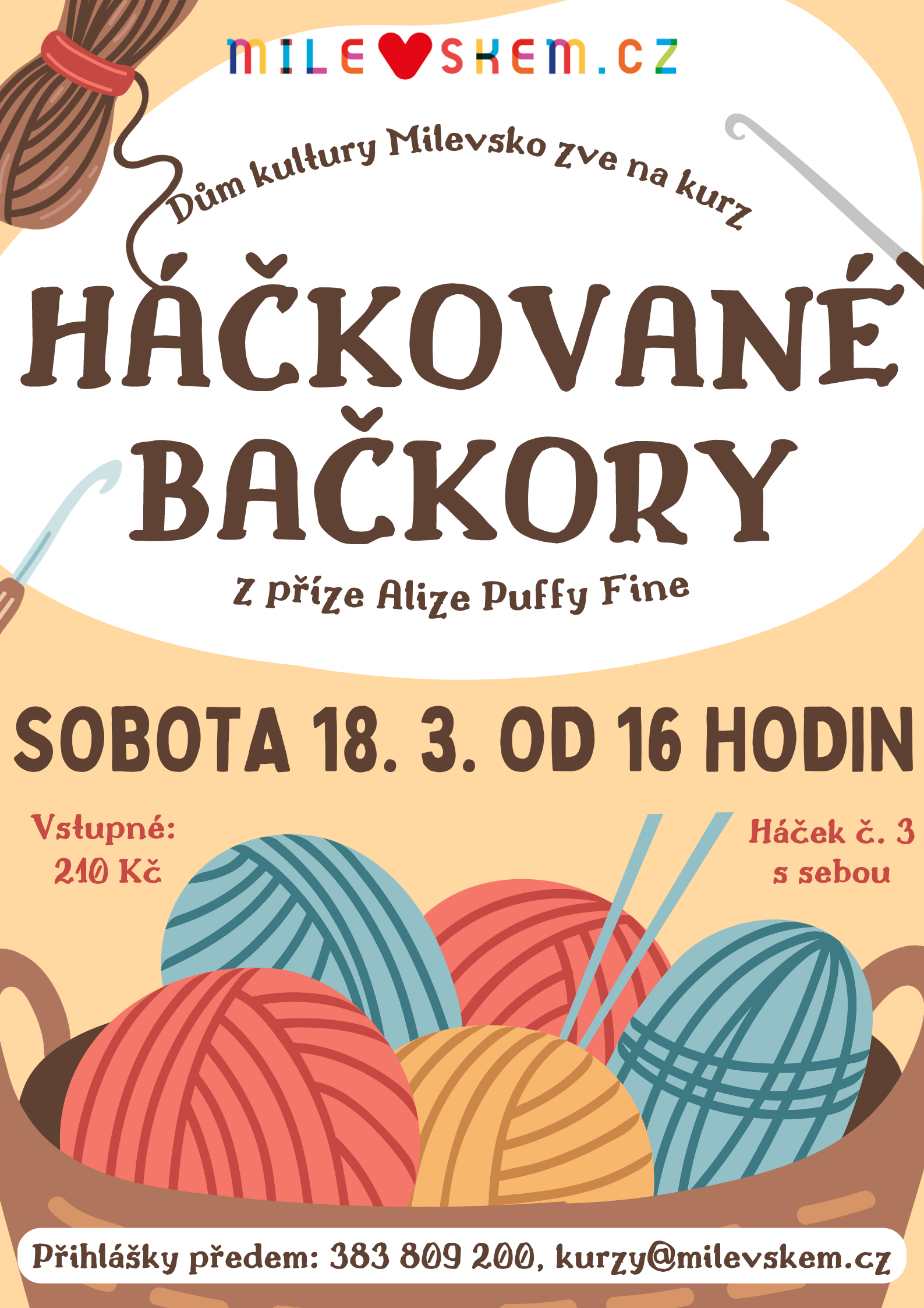 Plakát Kurz - Háčkované bačkory