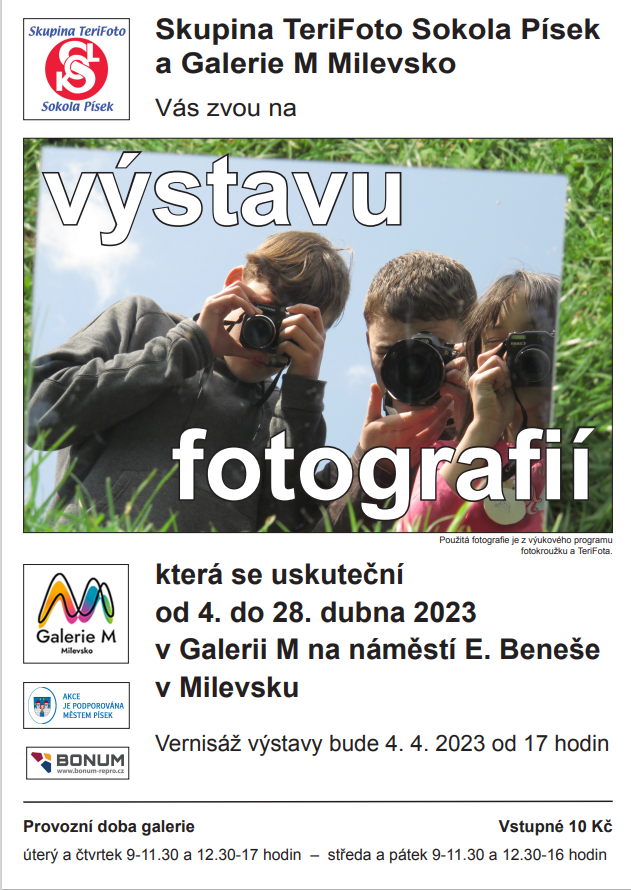 Plakát Výstava fotografií skupiny Terifoto Sokola Písek