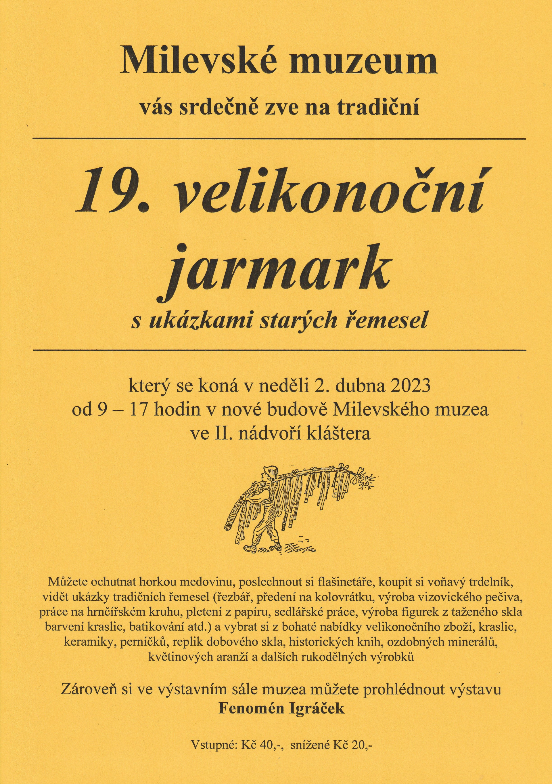 Plakát 19. velikonoční jarmark