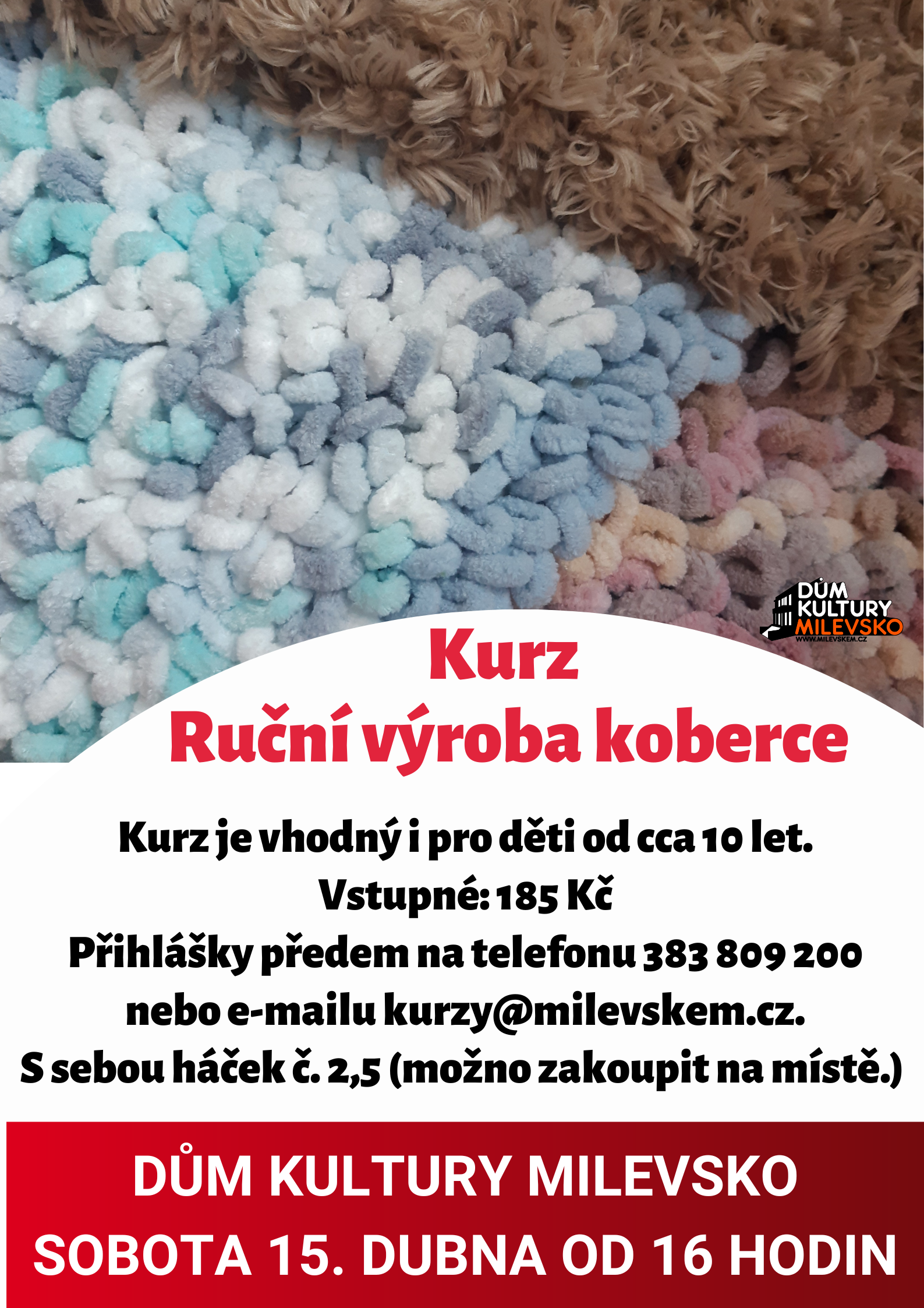 Plakát Kurz - Ruční výroba koberce