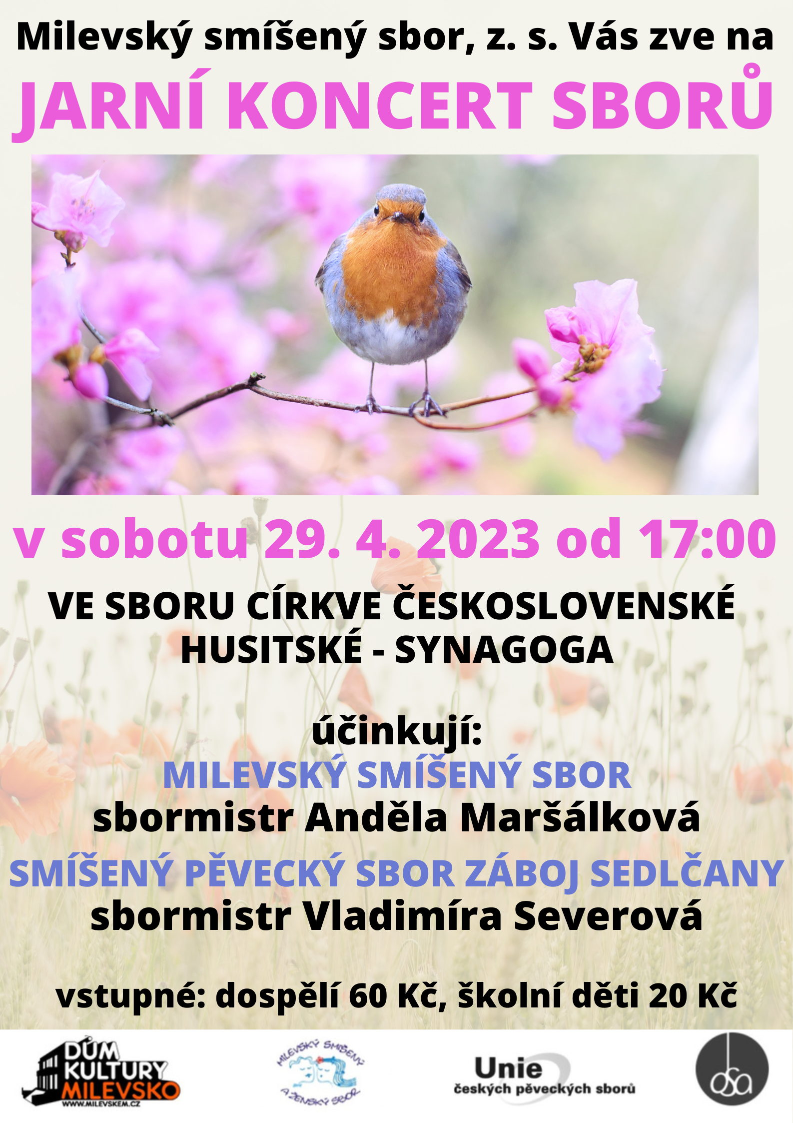 Plakát Jarní koncert sborů