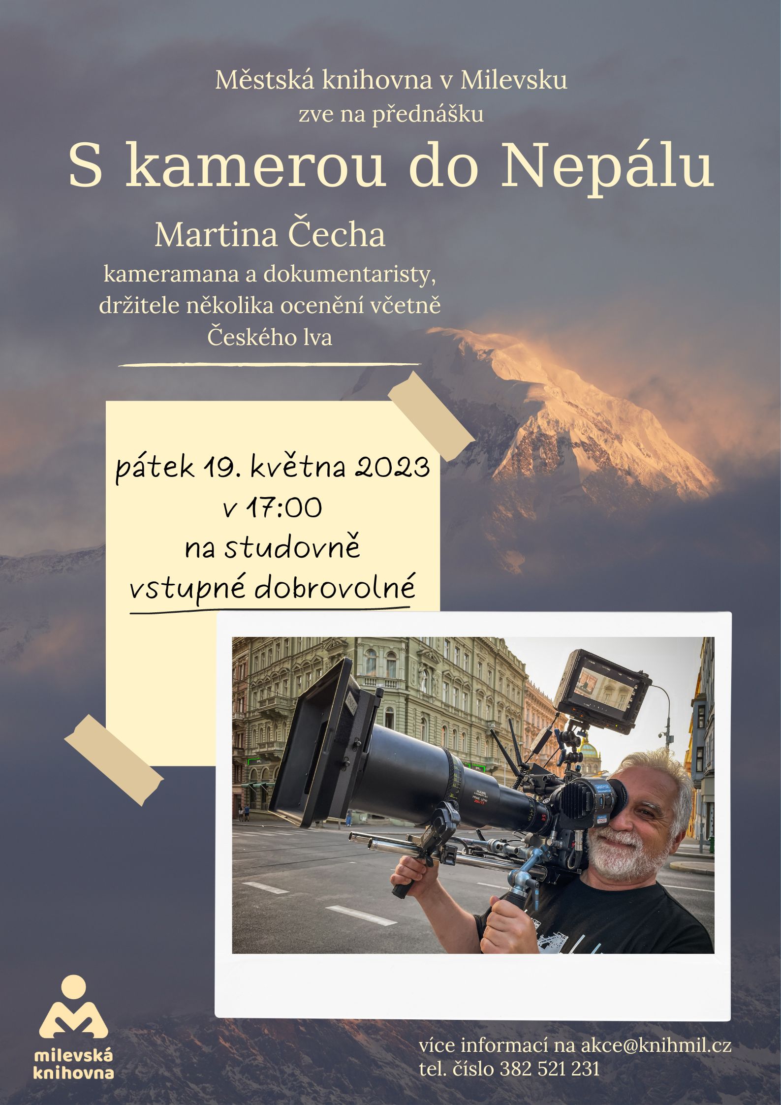 Plakát S kamerou do Nepálu
