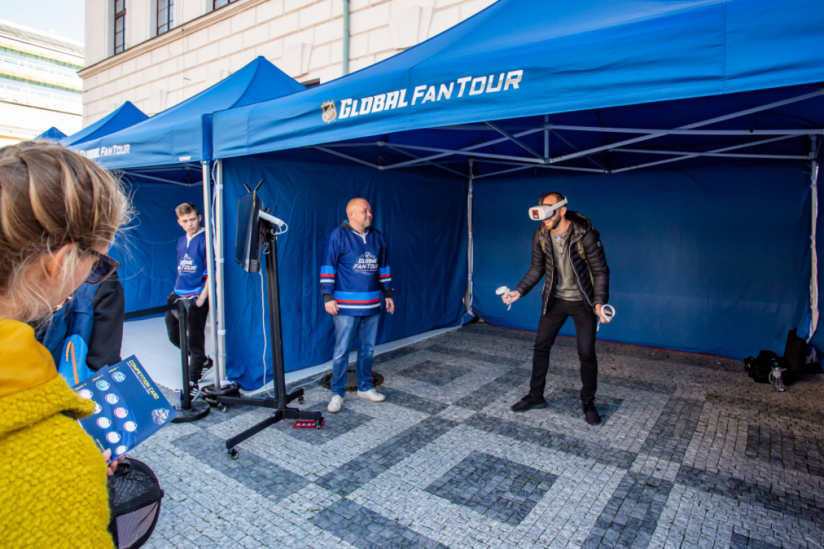 Foto k aktualitě Milevsko bude hostit NHL Global Fan Tour