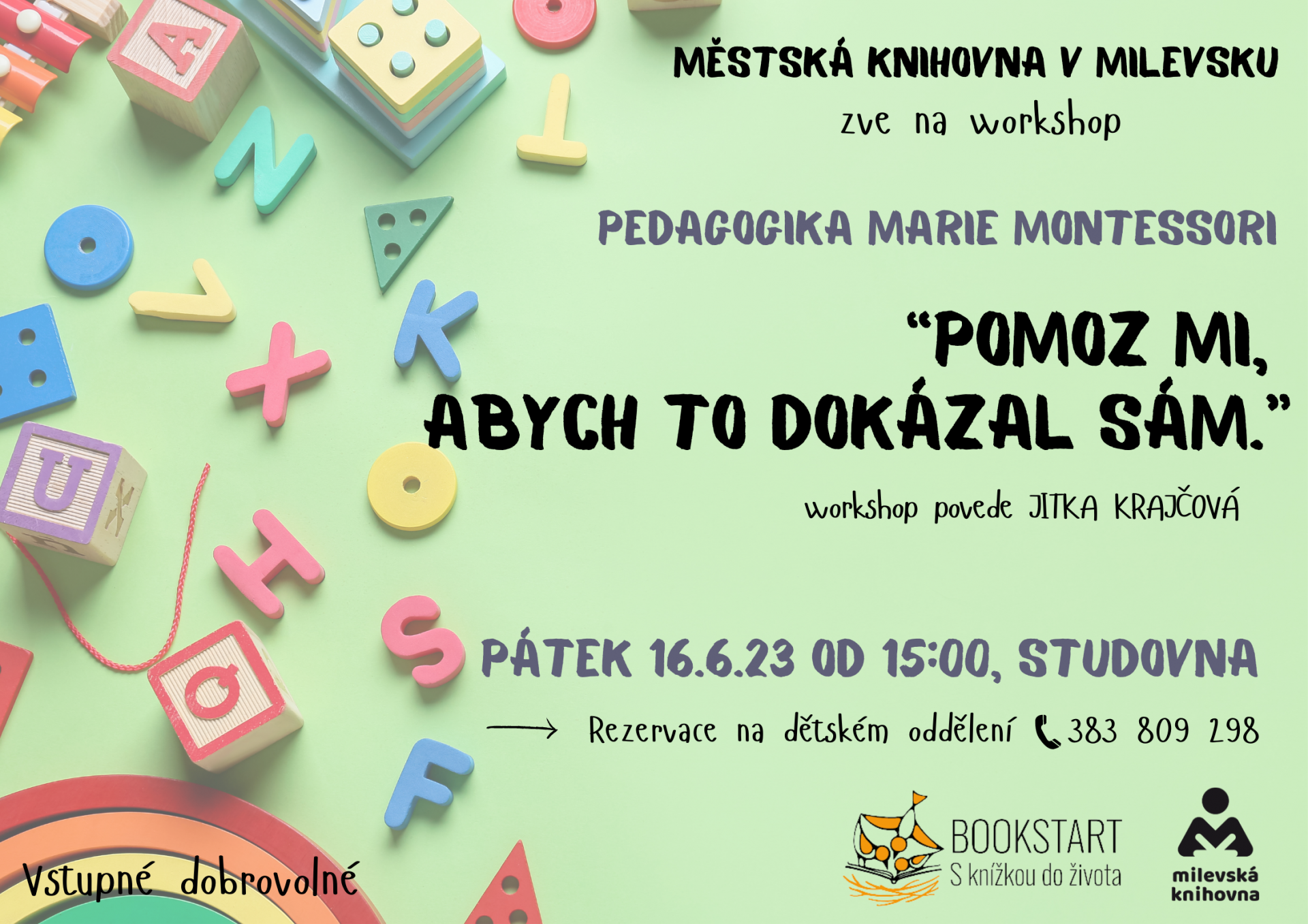 Plakát Pedagogika Marie Montessori