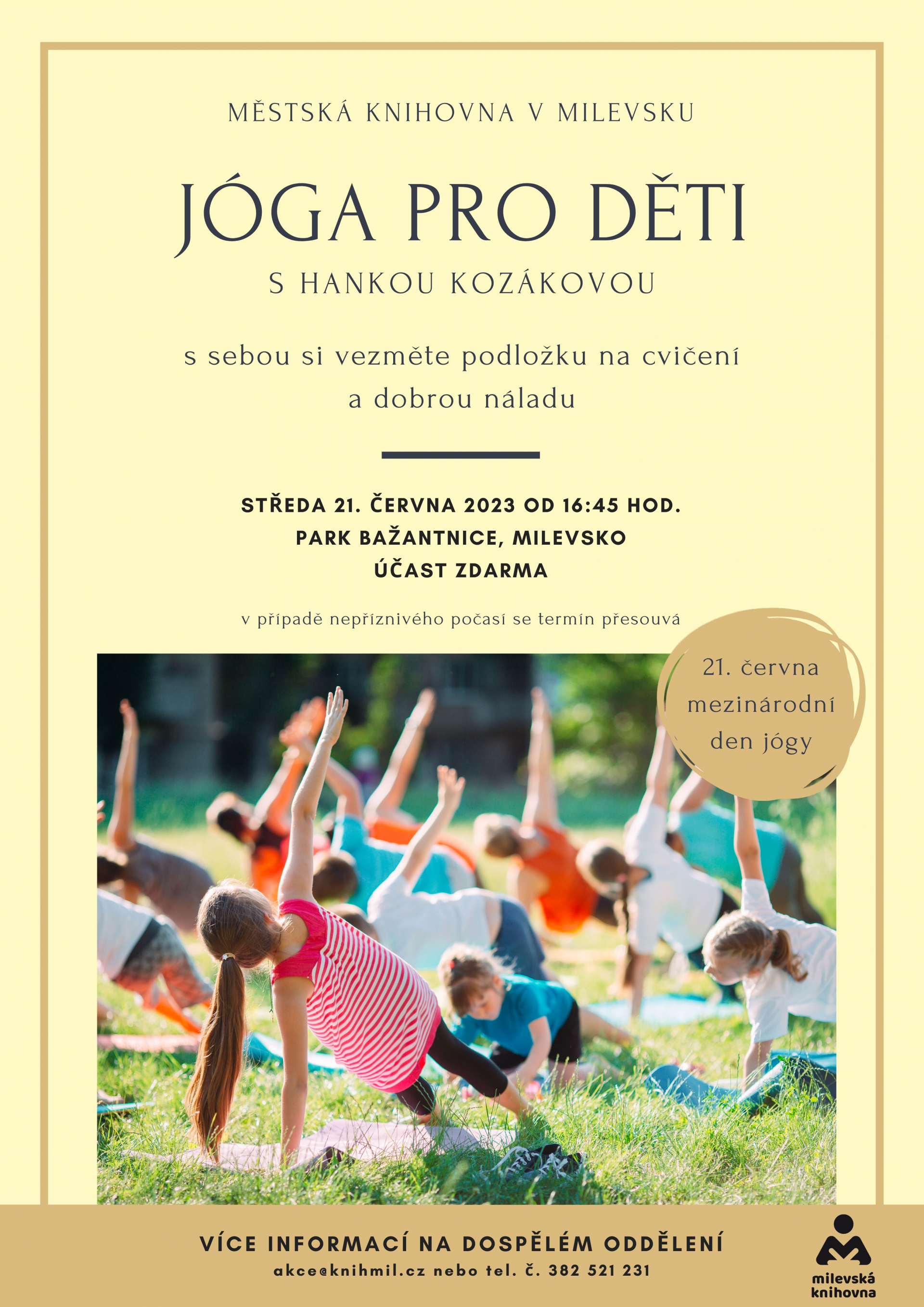 Plakát Jóga pro děti