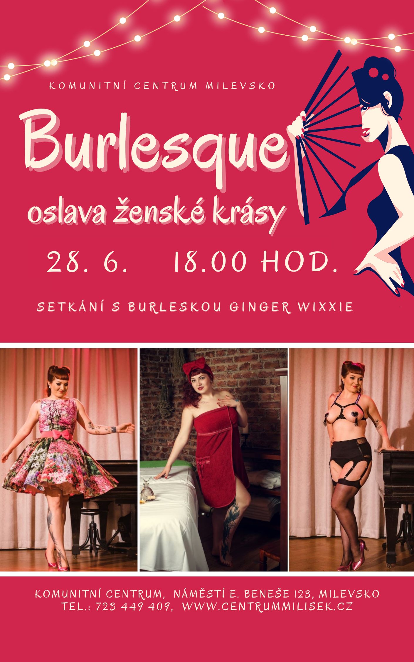 Plakát  BURLESQUE – Oslava ženské krásy