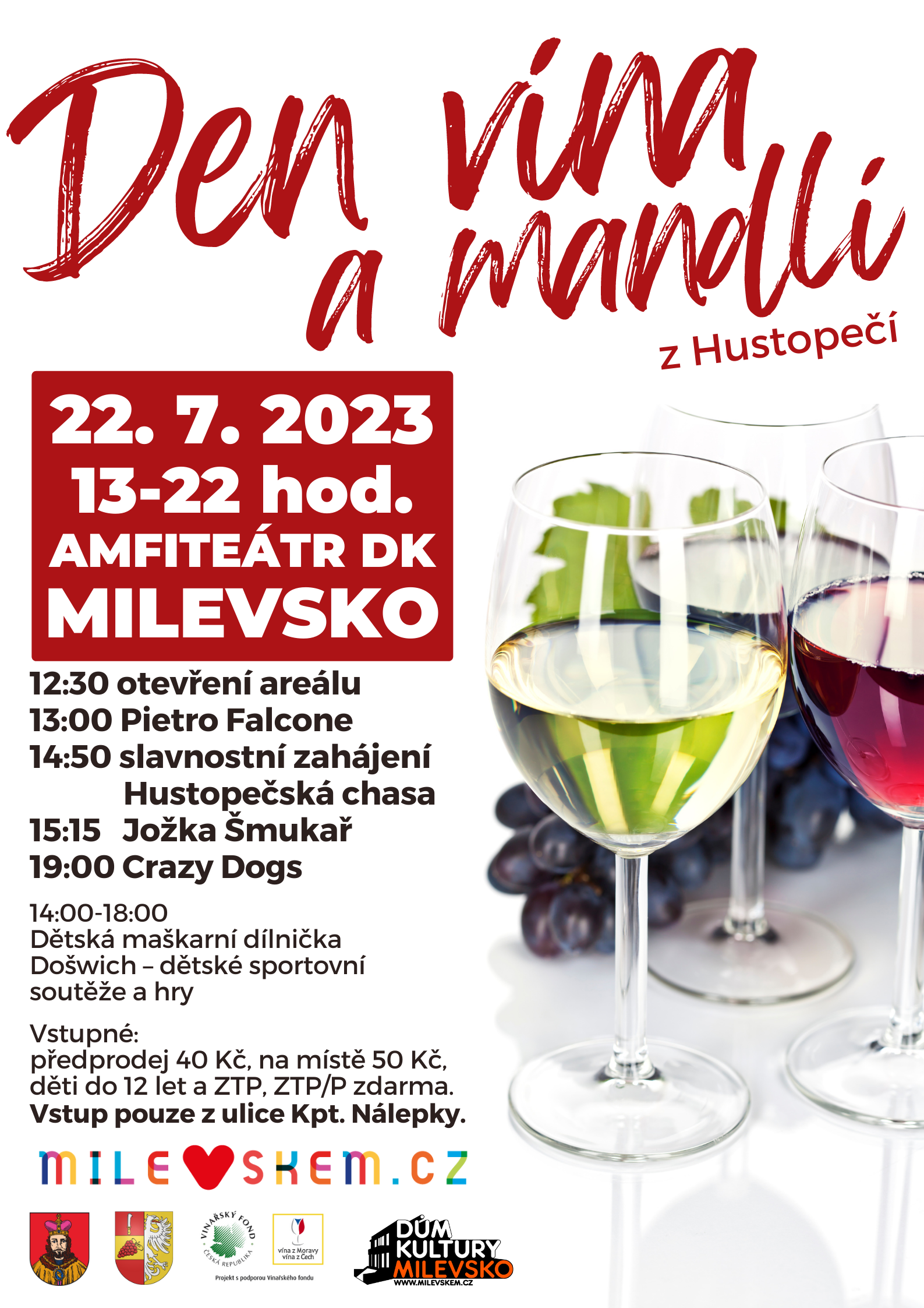 Plakát Den vína a mandlí z Hustopečí 