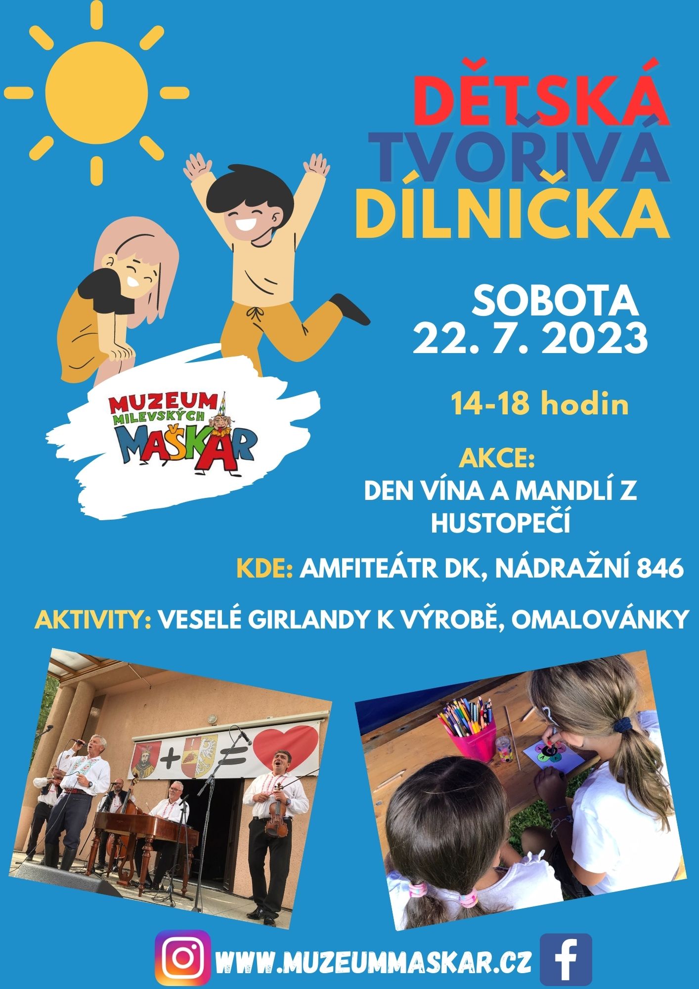 Plakát Dětská tvořivá dílnička 