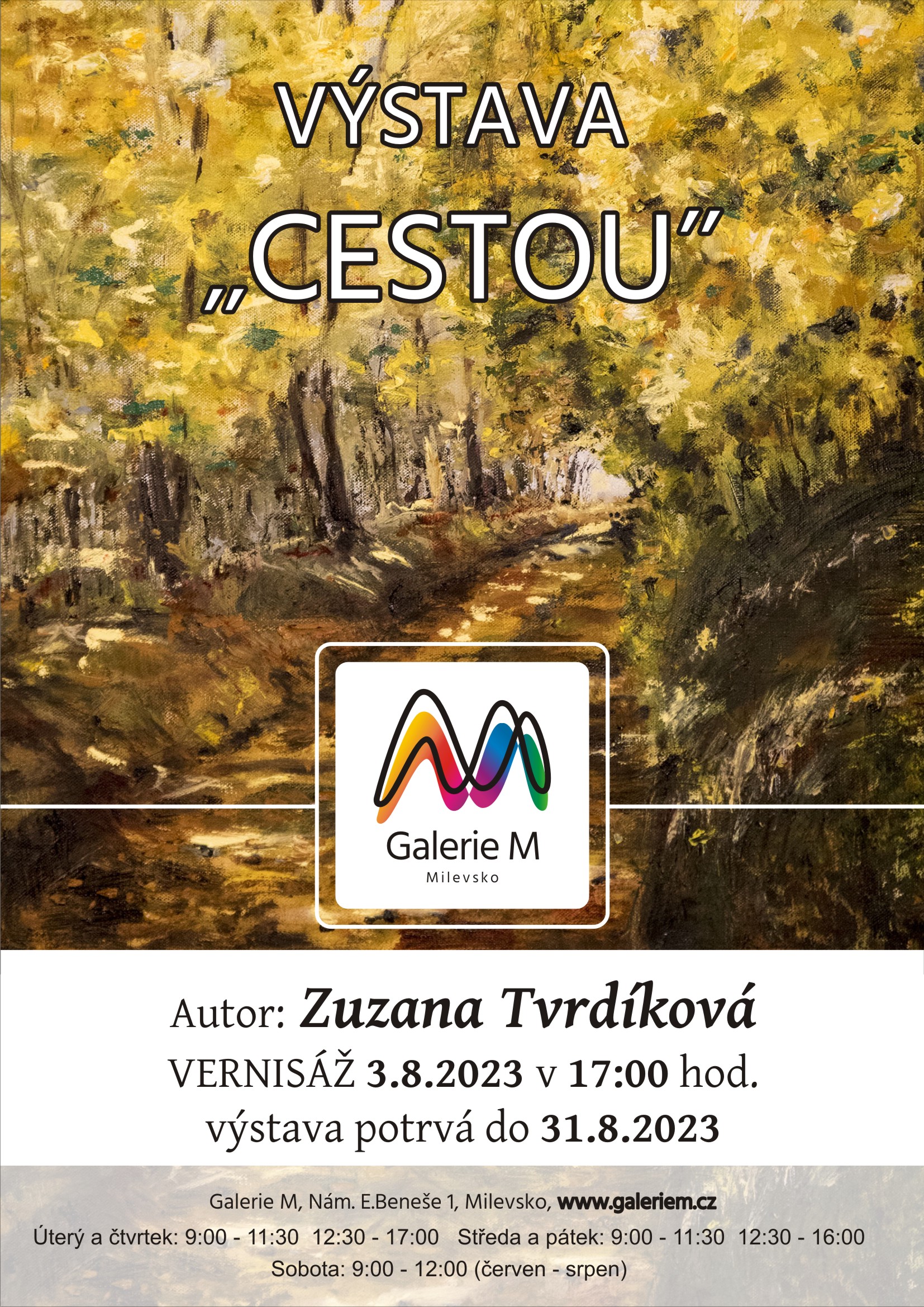 Plakát Výstava Cestou