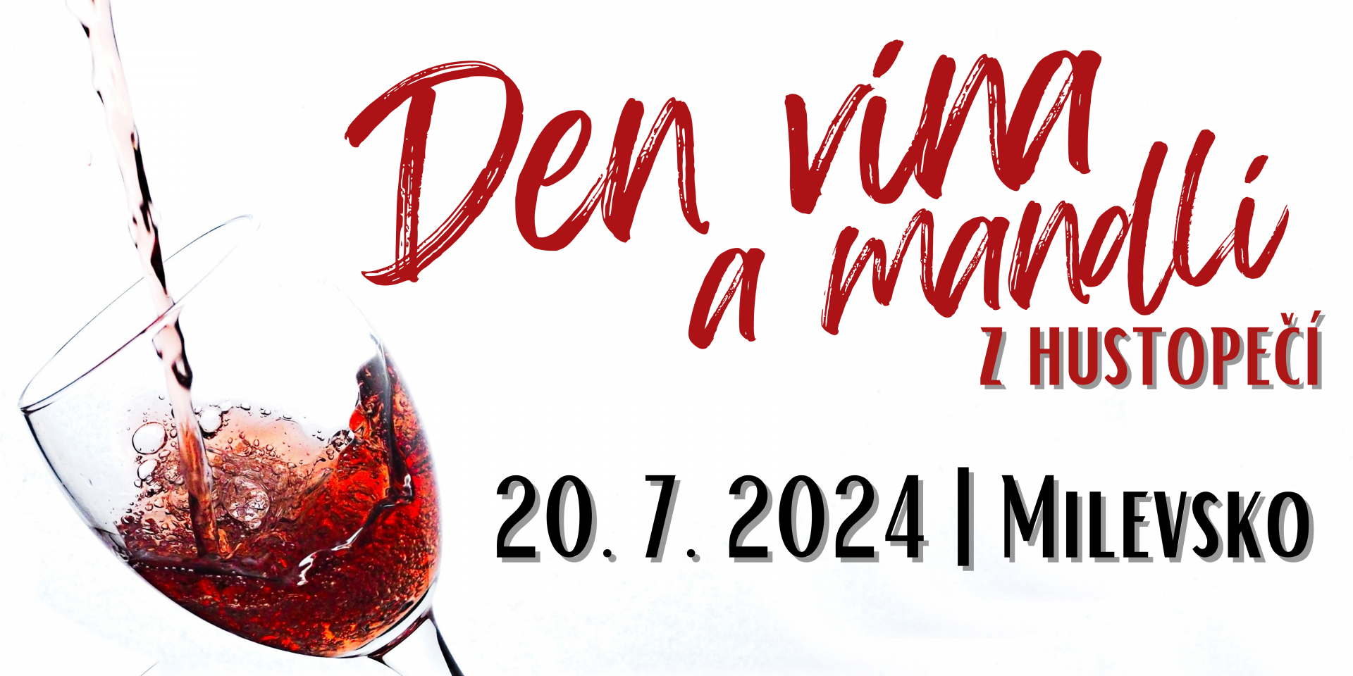 Plakát Den vína a mandlí z Hustopečí