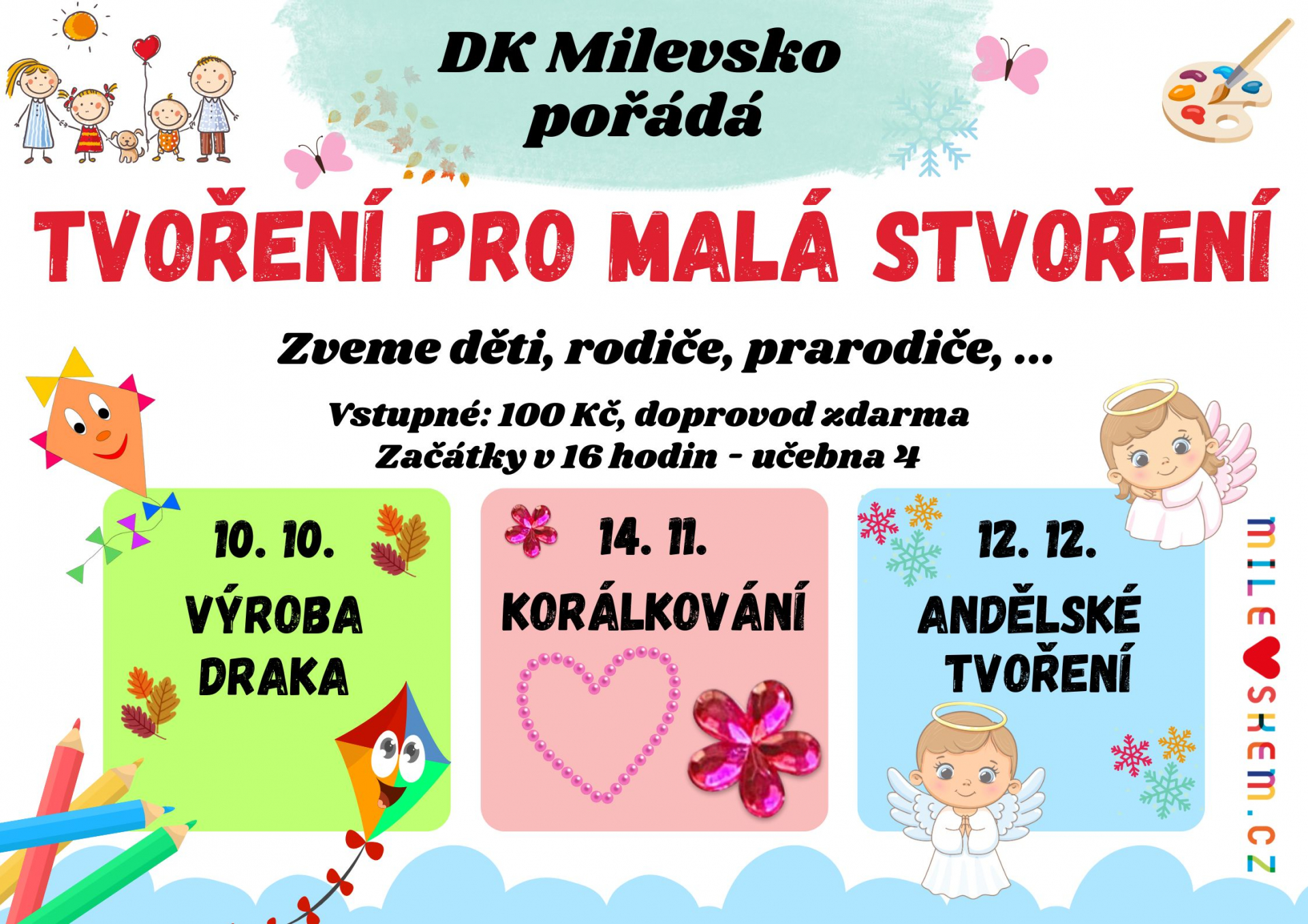 Plakát Tvoření pro malá stvoření - Výroba draka