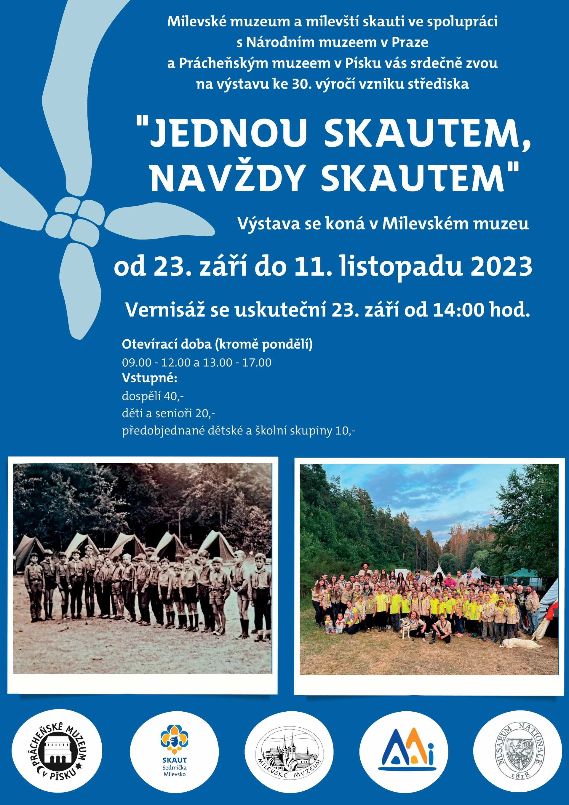 Plakát Výstava - Jednou skautem, navždy skautem