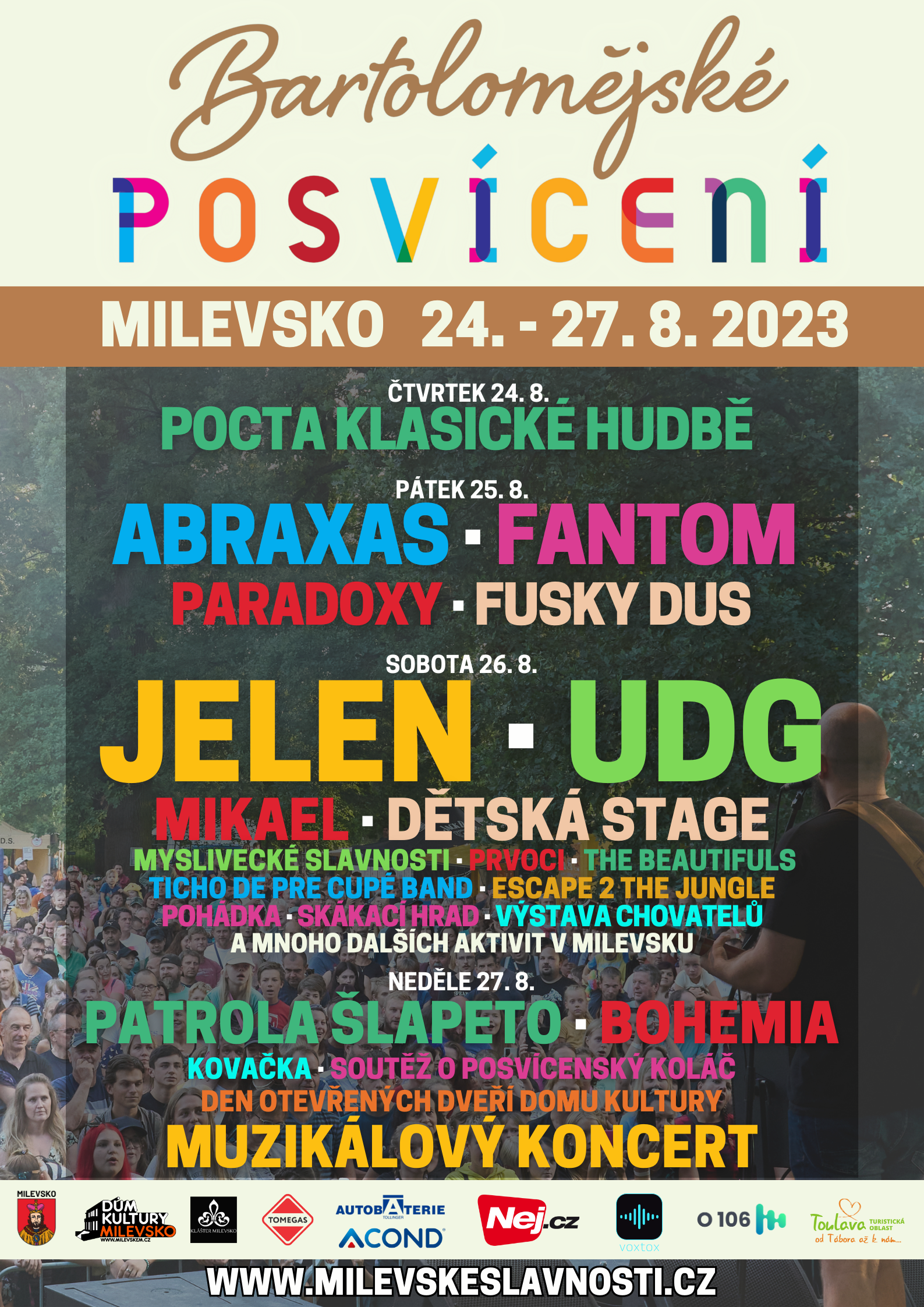 Plakát Bartolomějské posvícení 2023