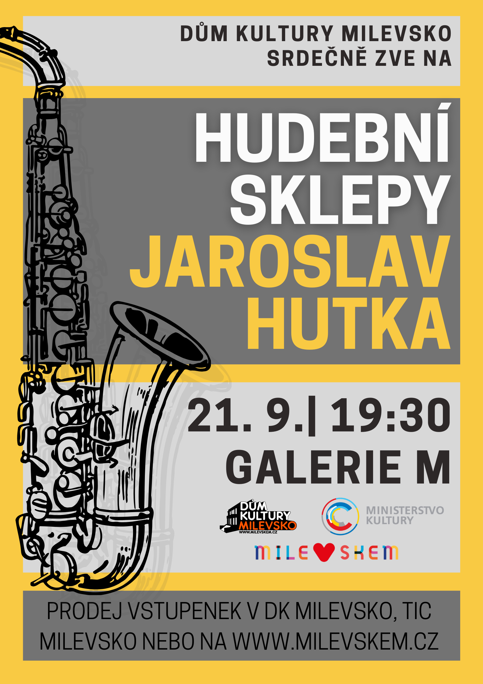 Plakát Hudební sklepy - Jaroslav Hutka
