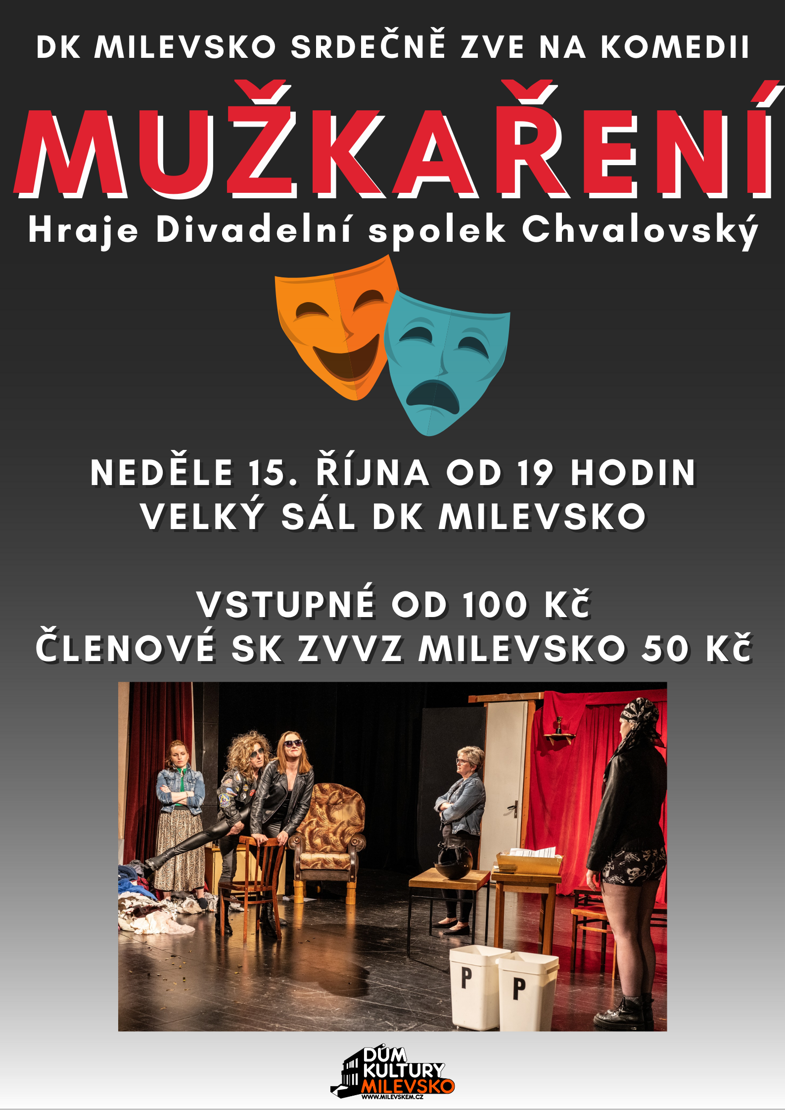 Plakát Divadlo - Mužkaření