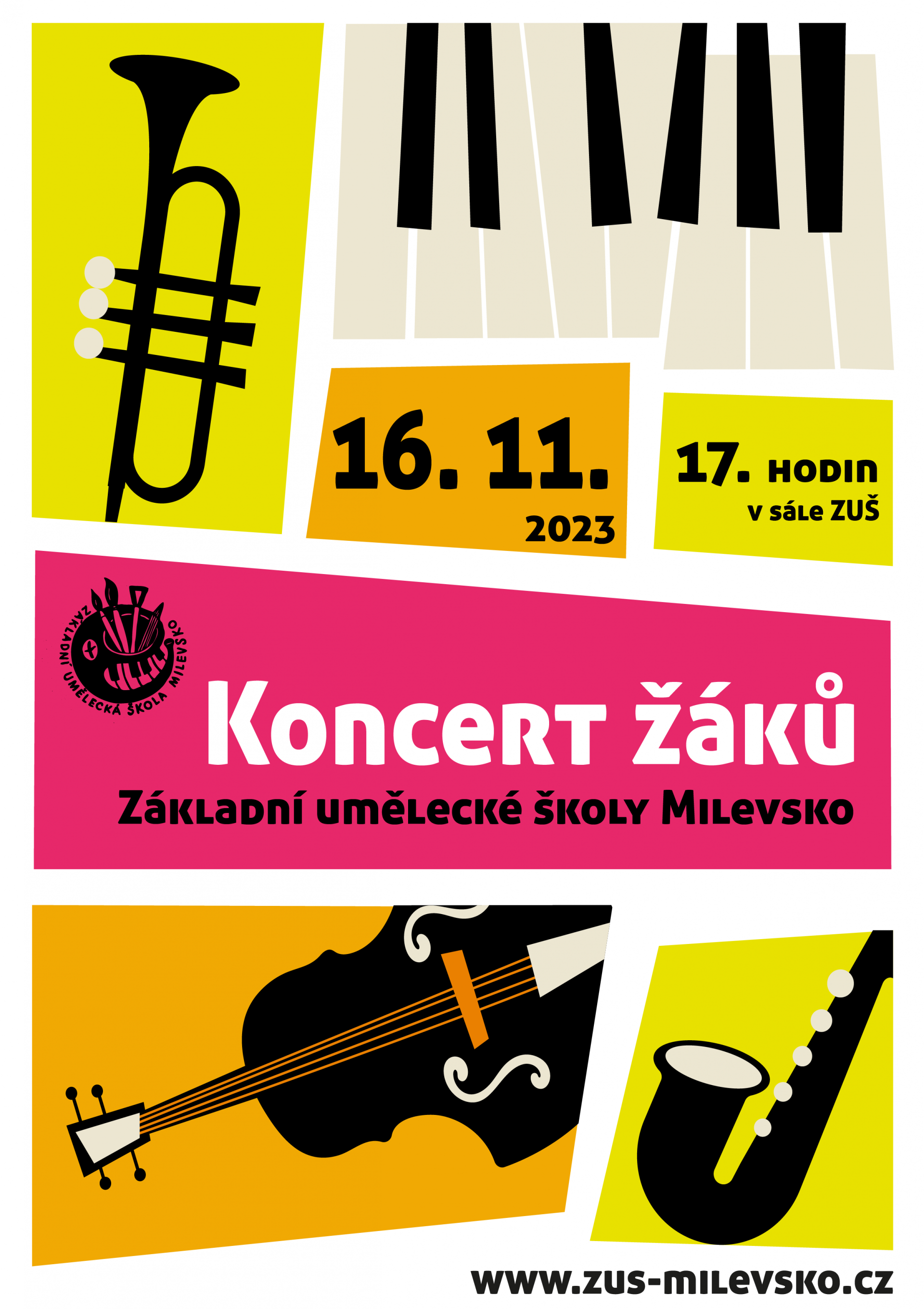 Plakát Koncert žáků