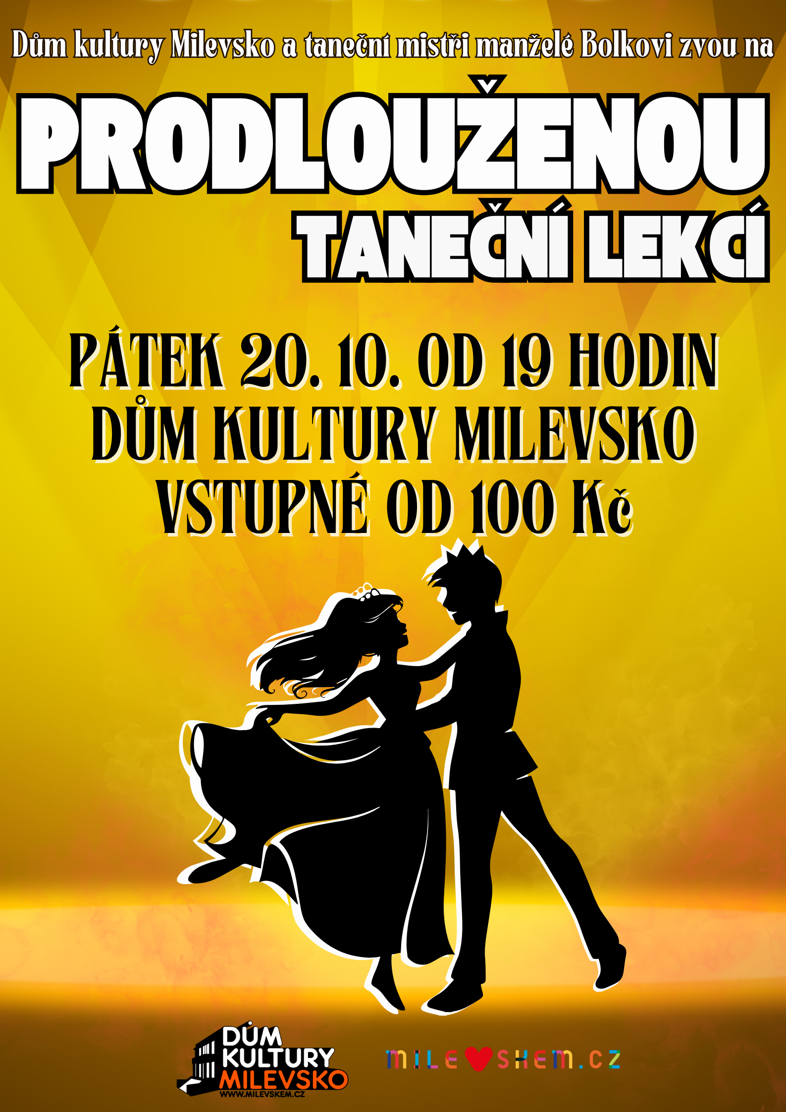 Plakát Taneční 2023 - Prodloužená 