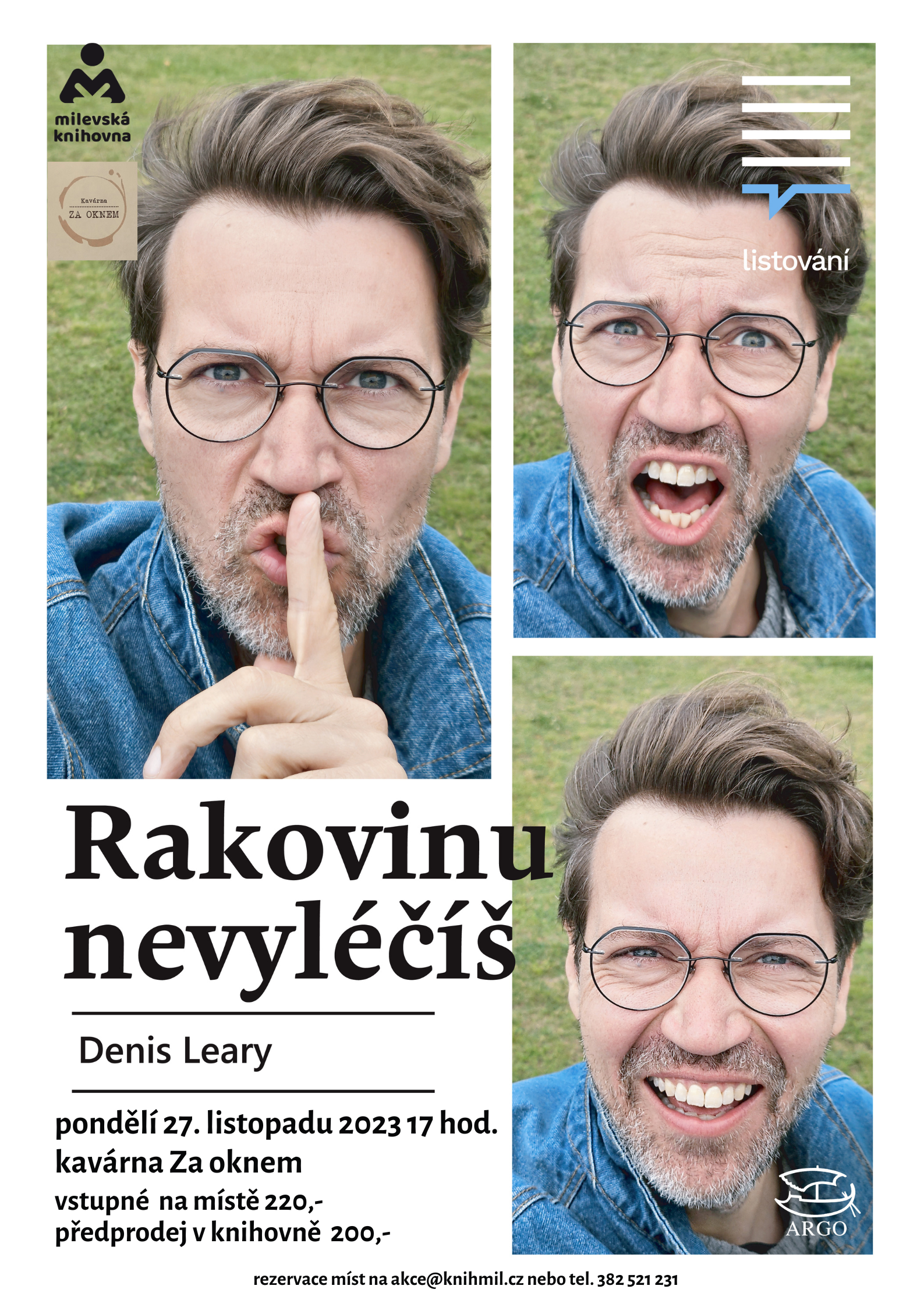 Plakát Listování - Rakovinu nevyléčíš
