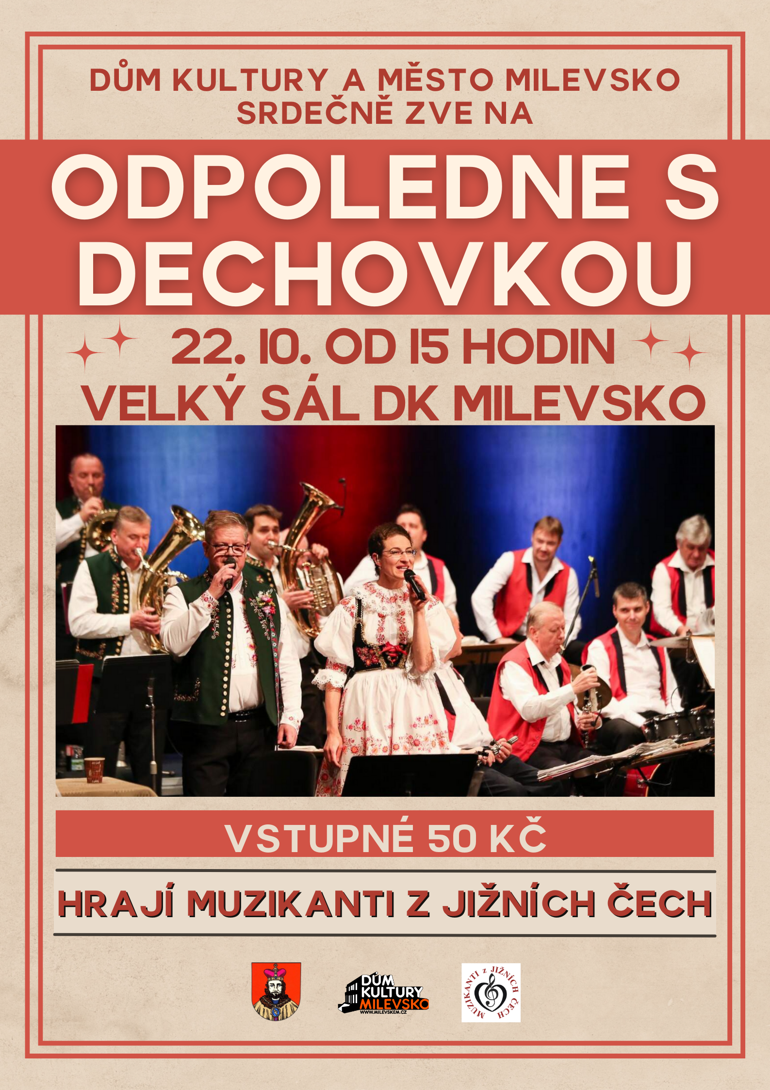 Plakát Odpoledne s dechovkou