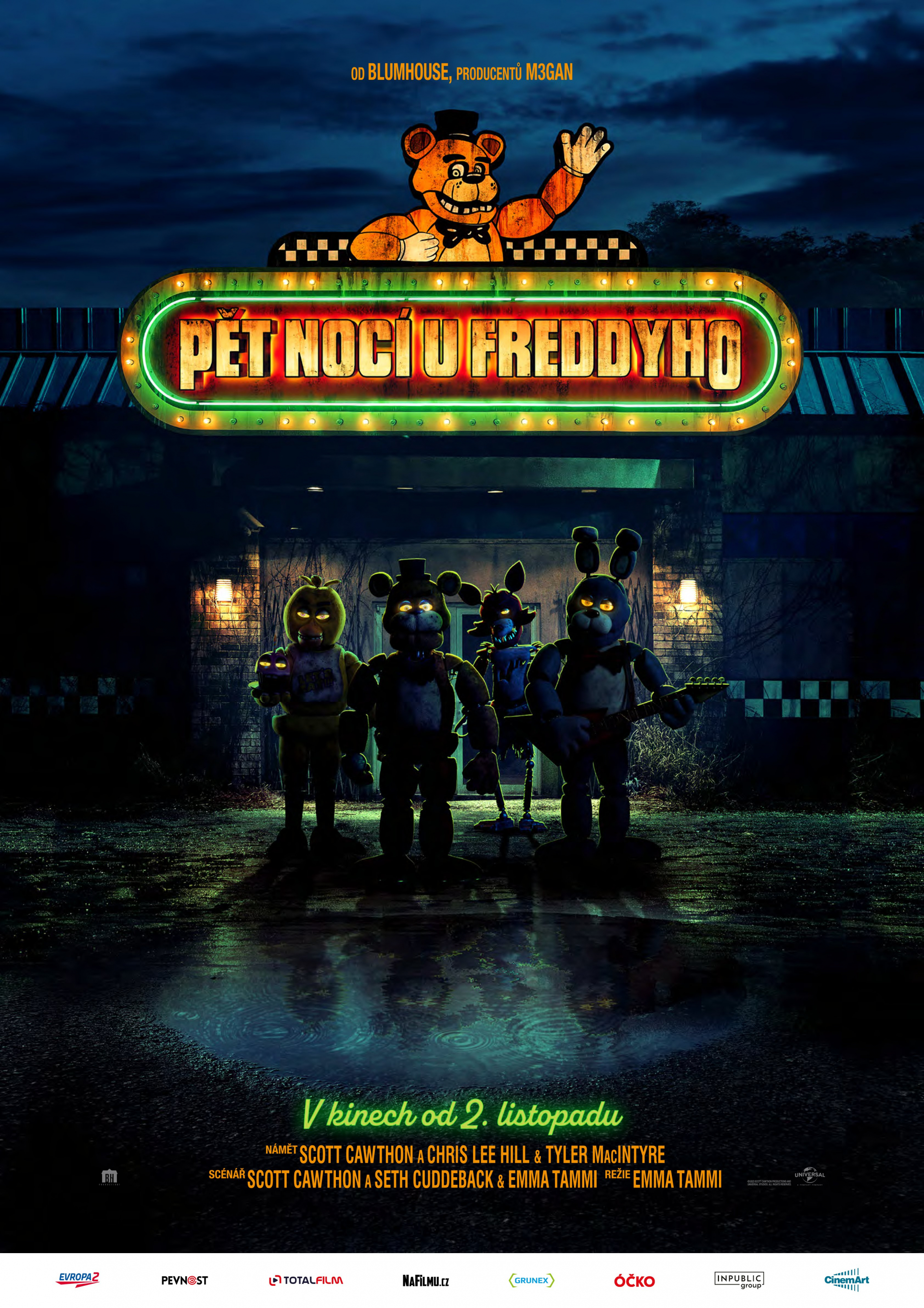 Plakát PĚT NOCÍ U FREDDYHO